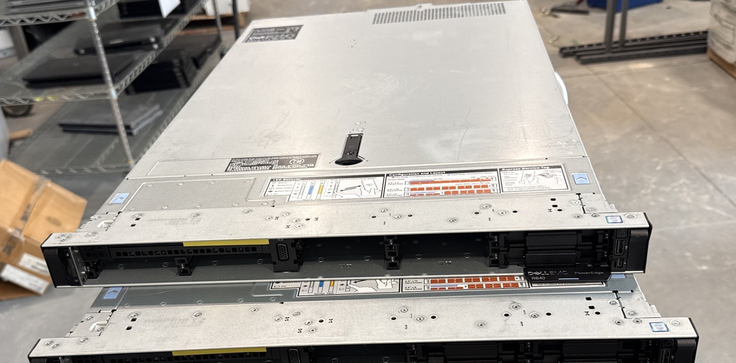 DELL POWEREDGE R640 INTEL XEON GOLD 5115 @ 2.4GHz, 4 x 16GB RAM, NO HDD/OS 64GB