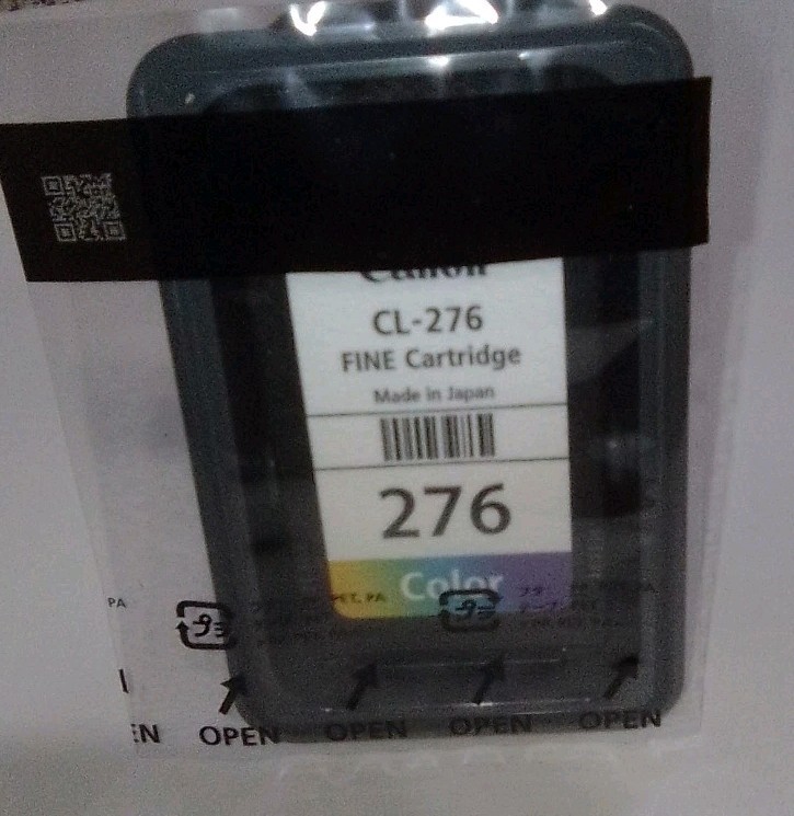 Color Ink Cartridge for Canon PIXMA Genuine Canon 276 CL-276 Fine No box New