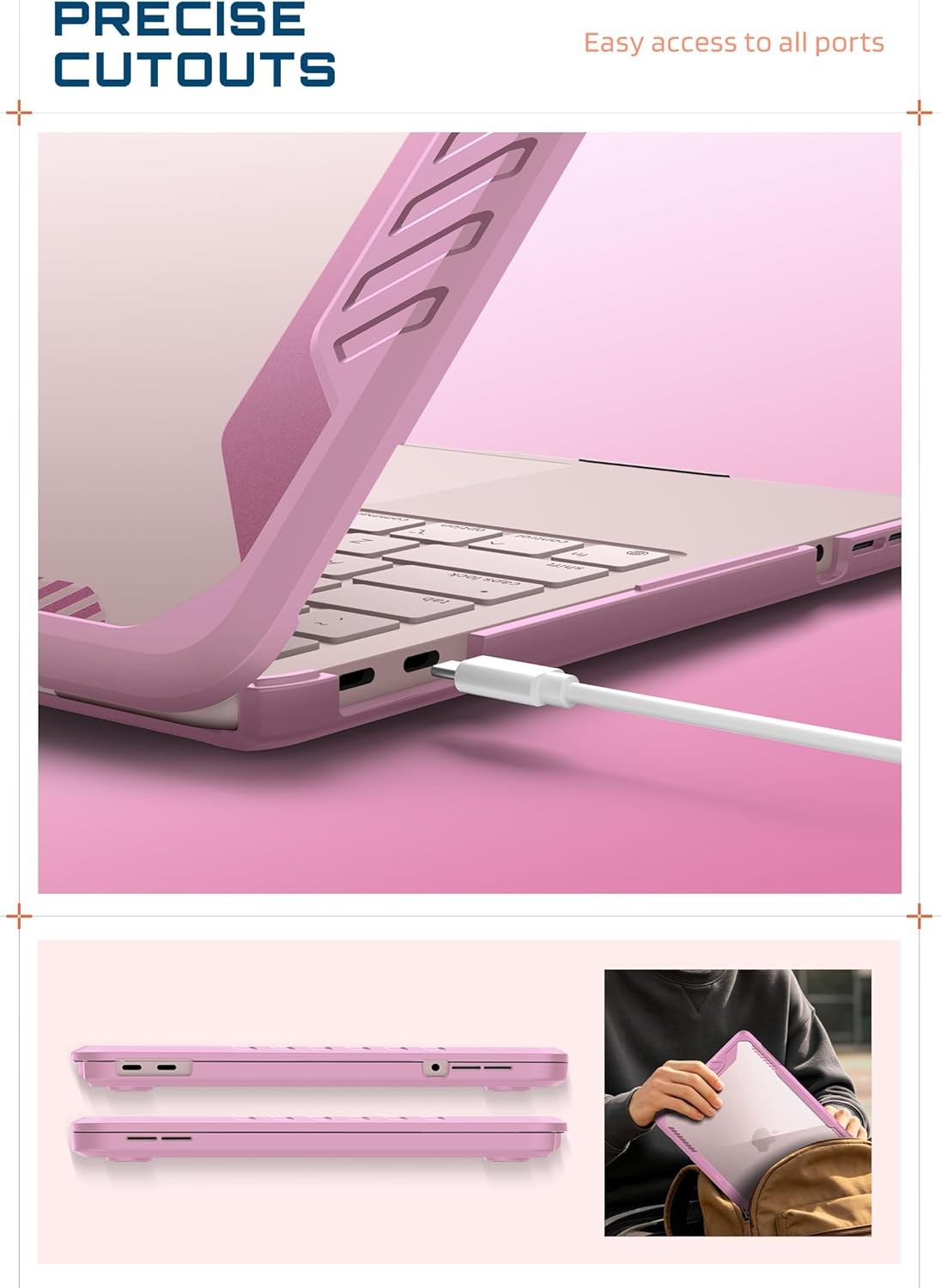 SUPCASE for MacBook Neo Case 13 Inch 2026 Dual Layer Heavy Duty Rugged Cover US
