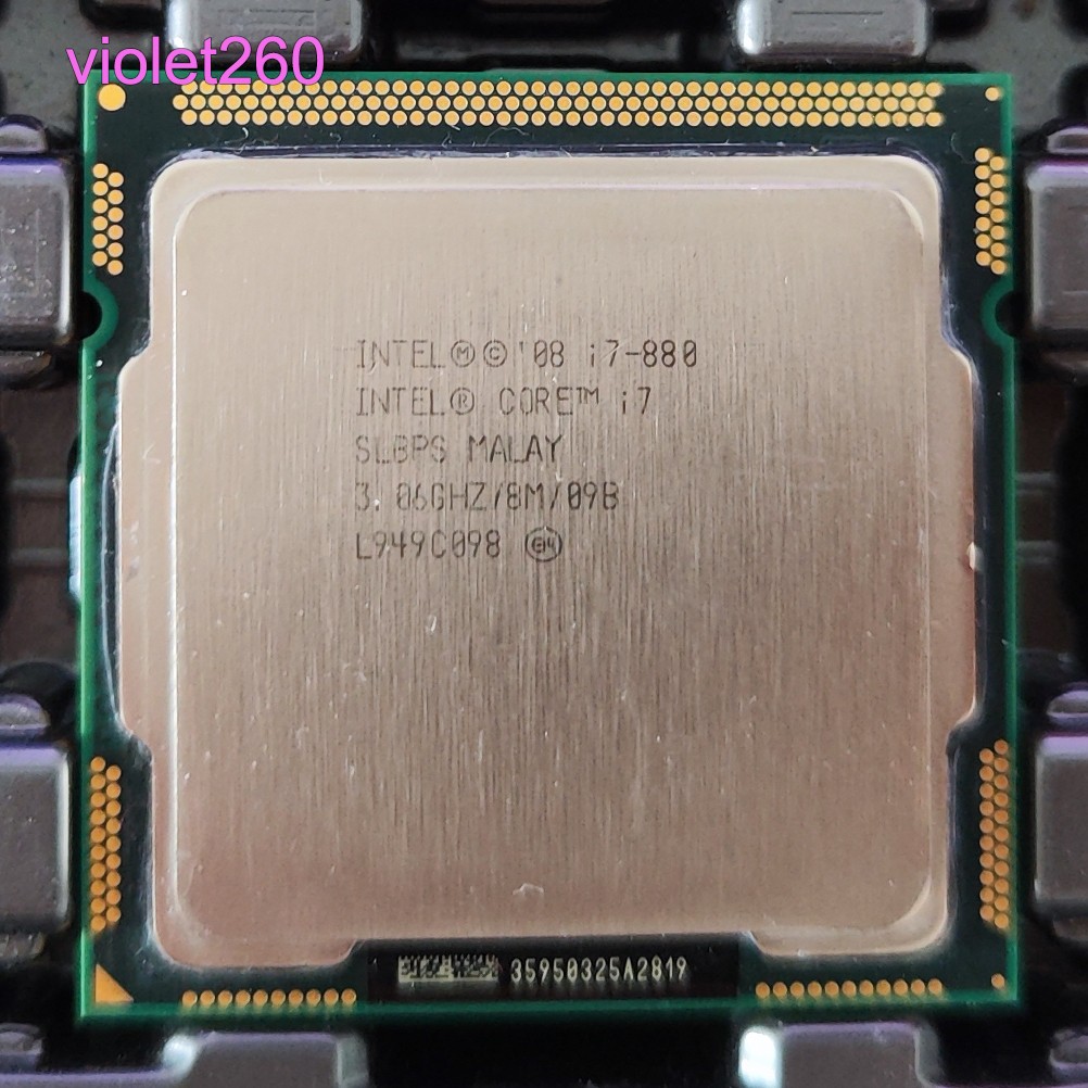 Intel Core i7-880 Quad Core 3.06GHz 8MB LGA1156 95W SLBPS CPU Processors