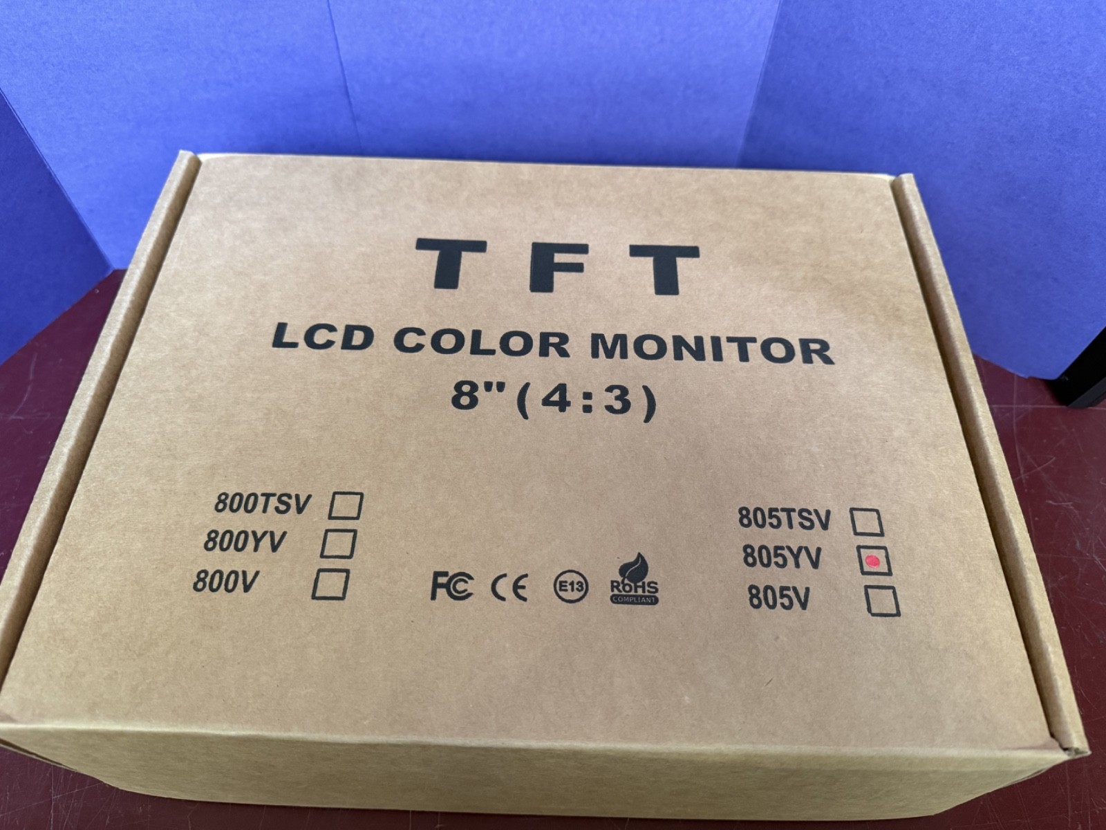 New Open Box Xenarc 805YV 8″ Portable LED LCD Display Monitor, VGA, 4:3 Aspect