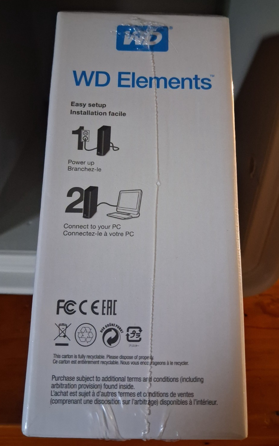 WD Elements 10TB External Hard Drive USB 3.0 Desktop Storage New Sealed Black