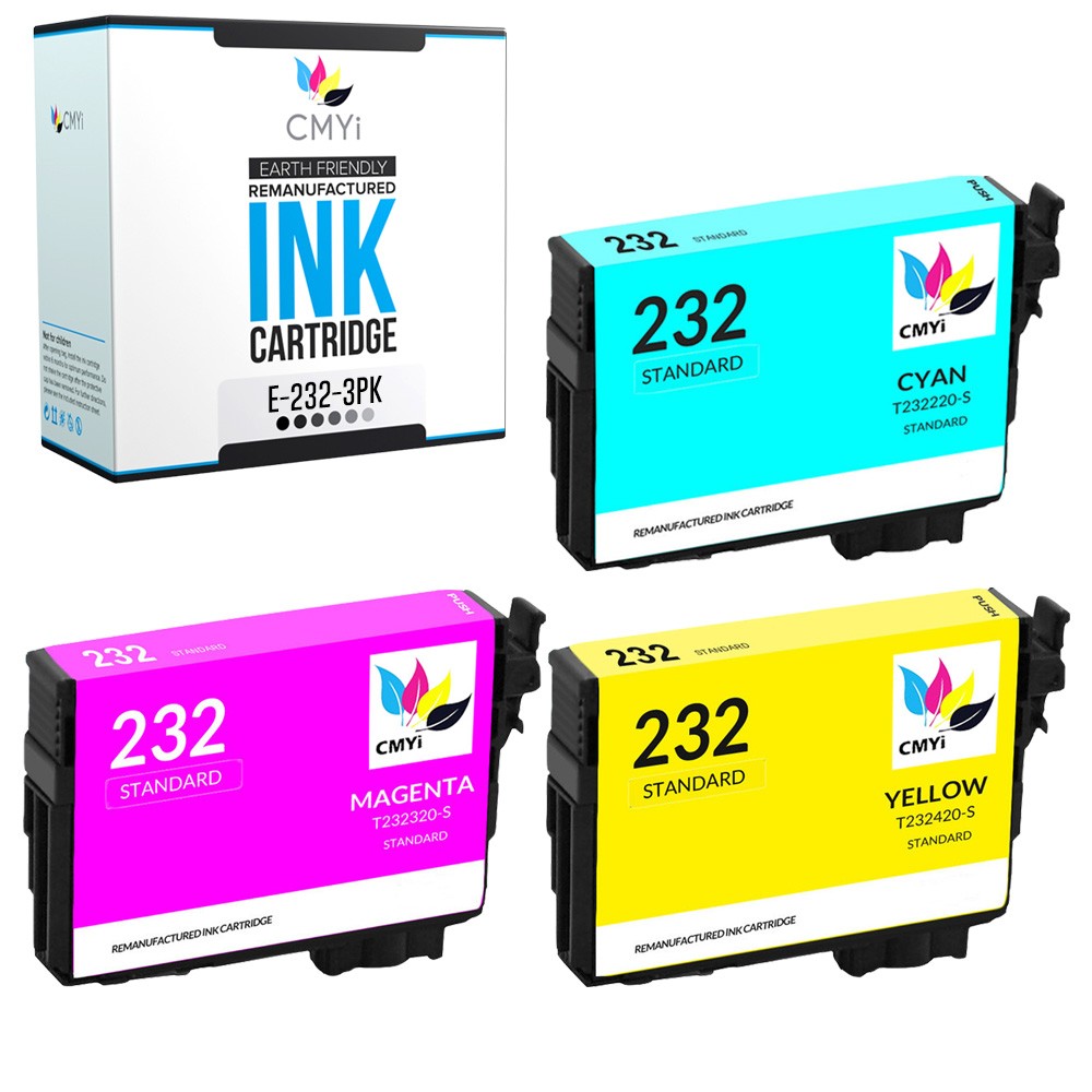 232 and 232 XL CMYi Ink Lot for Epson 232XL Fits XP-4200 XP-4205 WF-2930 WF2950