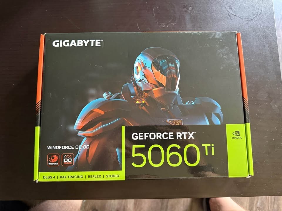 Gigabyte RTX 5060 Ti Windforce OC 8GB