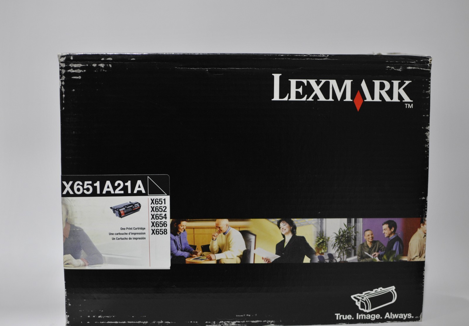 Lexmark X651A21A Black Toner Cartridge – Standard Yield, Genuine OEM