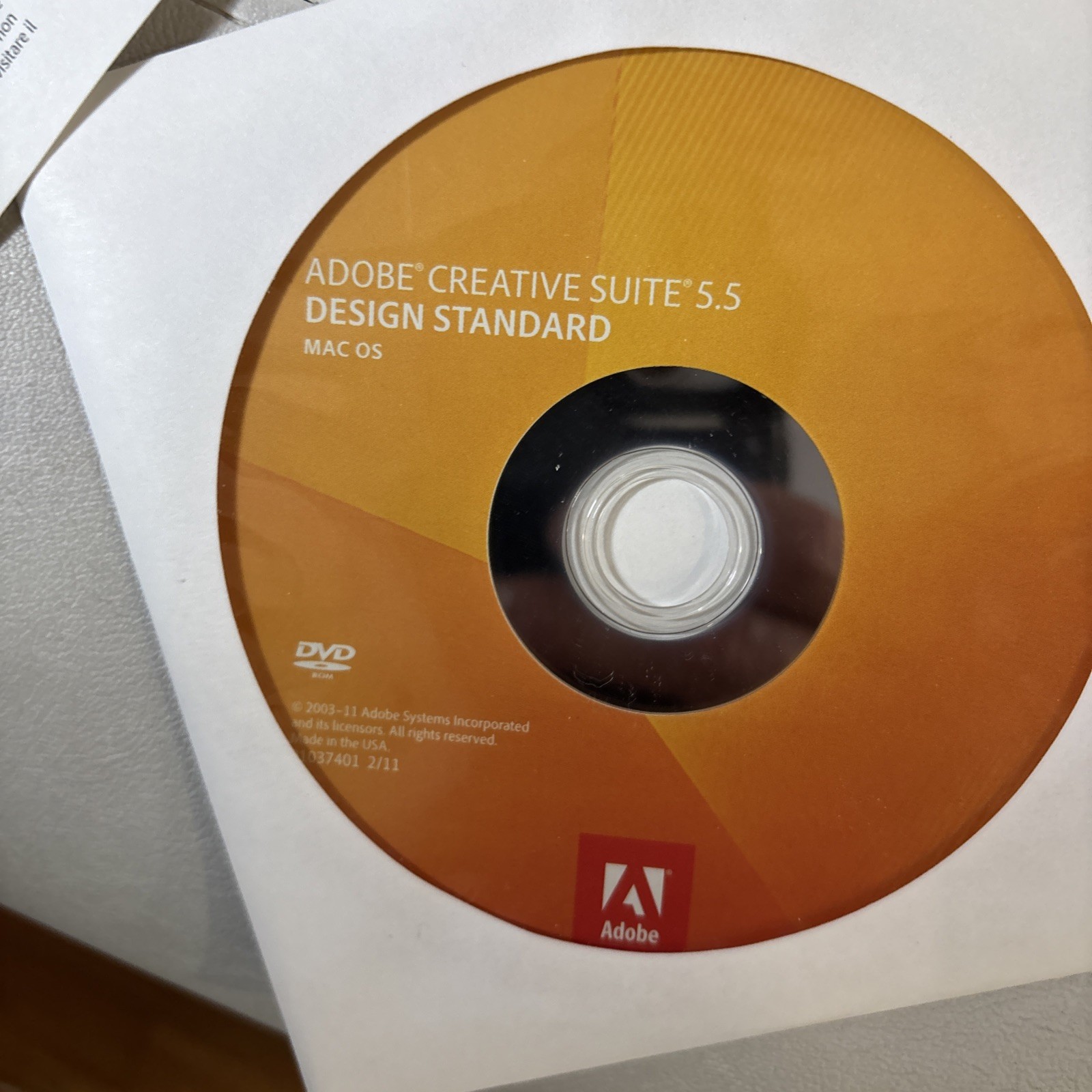 Adobe Creative Suite 5.5 Design Standard Mac Complete Box Set w/ Serial CS5.5