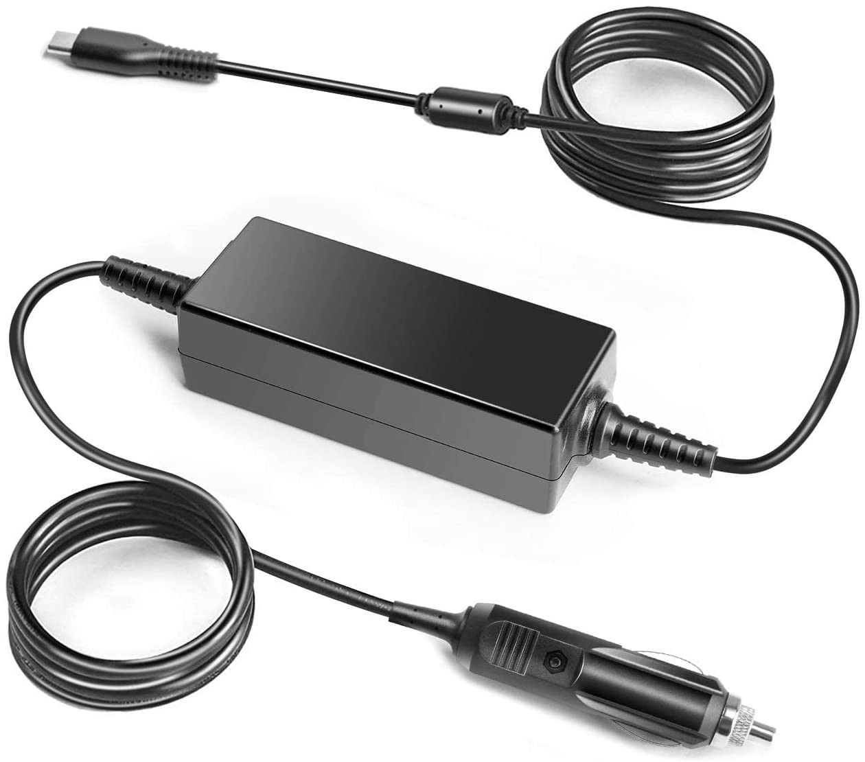 90W 65W 45W 30W USB Type C Car Charger DC Head Adapter For MacBook Laptop FAST