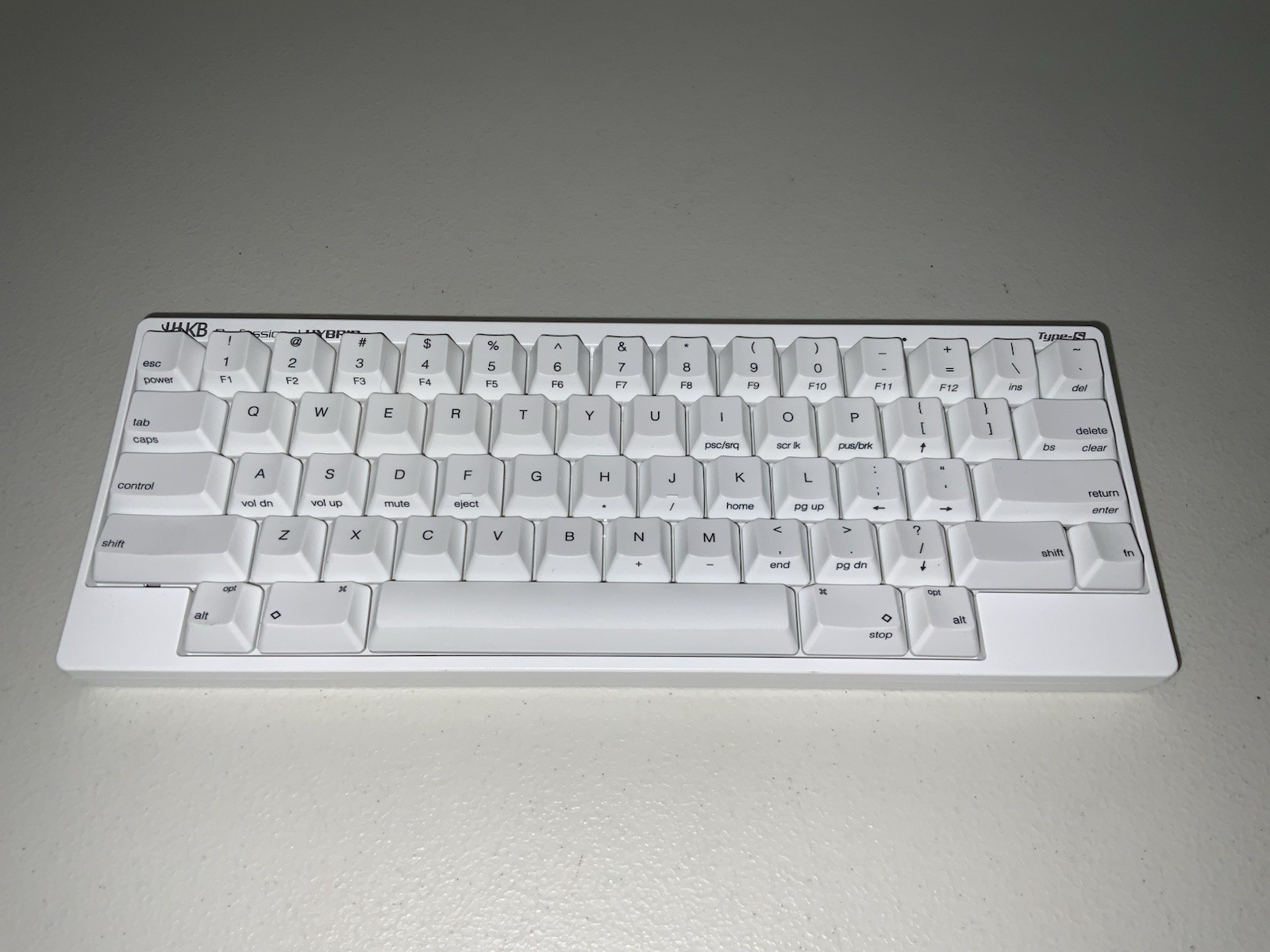 PFU HHKB Professional HYBRID PD-KB800YSC Type-S English Layout Color: Snow 04/23