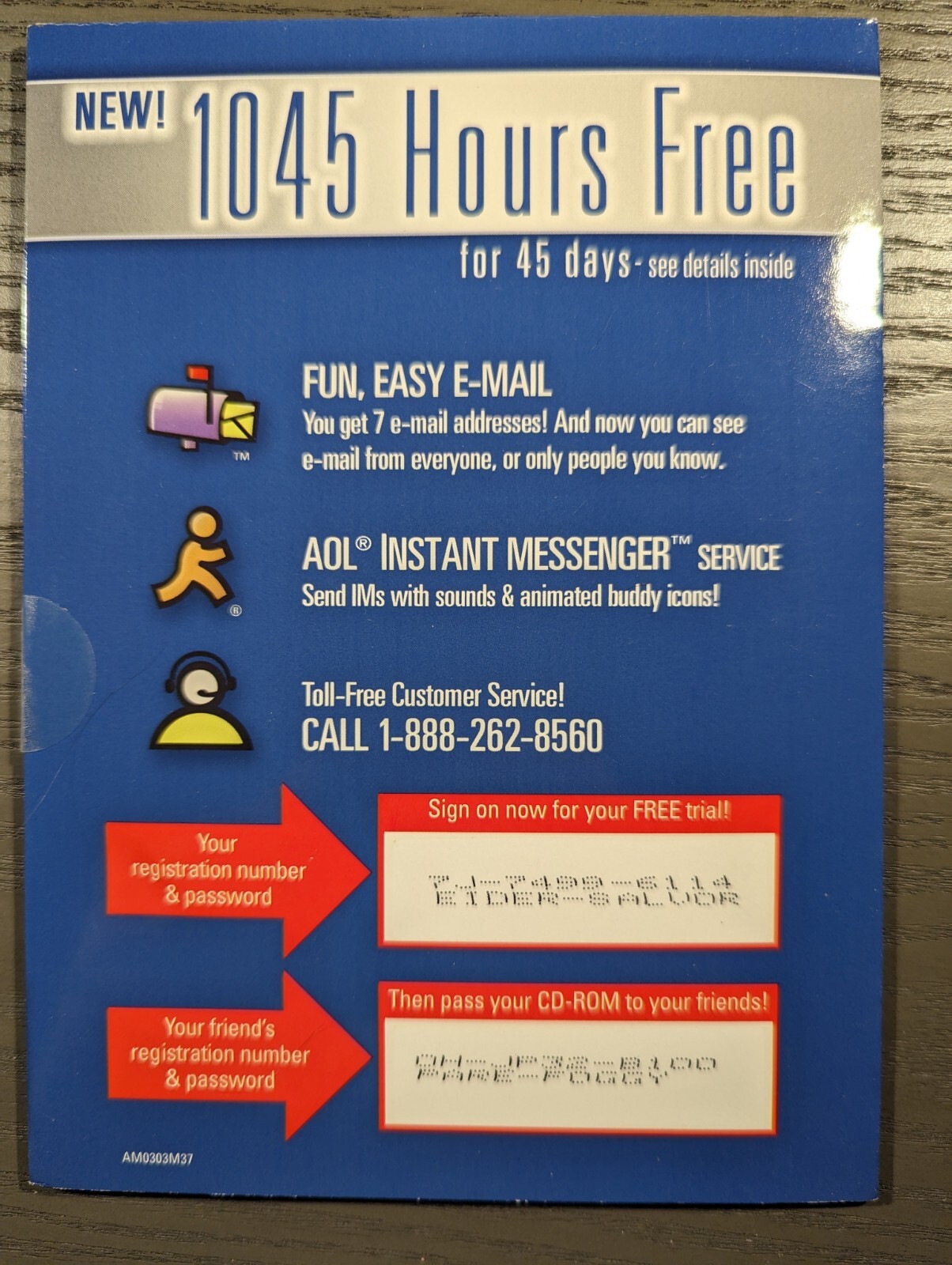 AOL Version 8.0 CD Disc – US Post Office Sticker – Sealed – 90 Days Risk Free