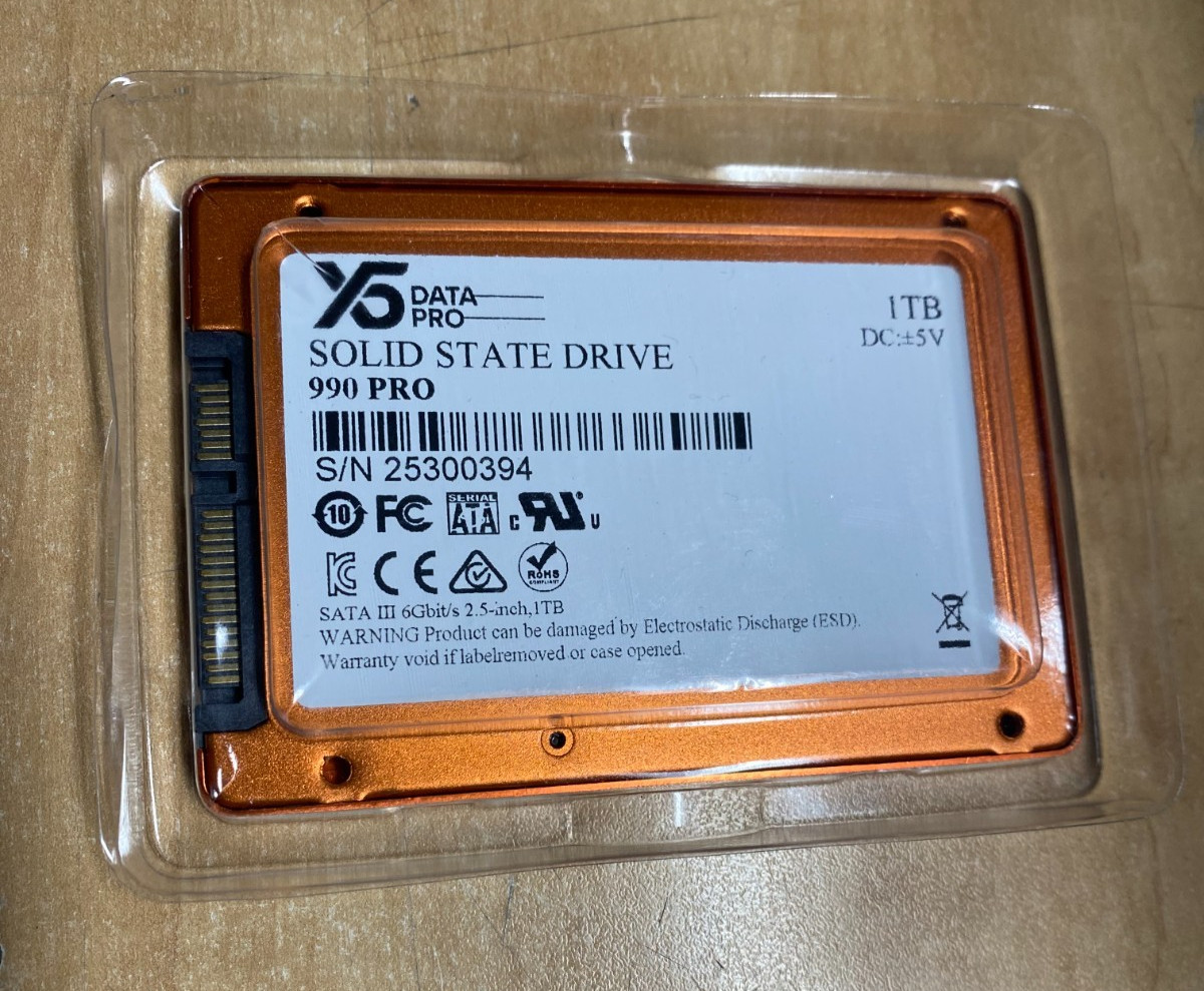 New 1TB 2.5″ SATA III SSD NOT NVMe Internal Drive Laptop Desktop Basic Use