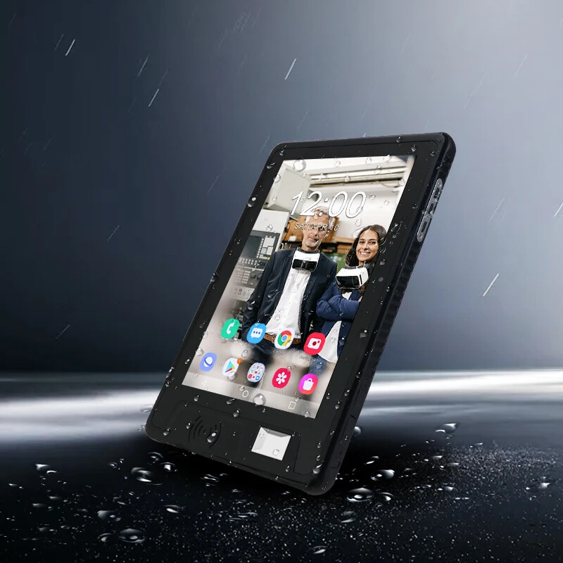 Industrial 10 Inch Wall Mount 4g Tablet Rugged Fingerprint Tablet Terminals