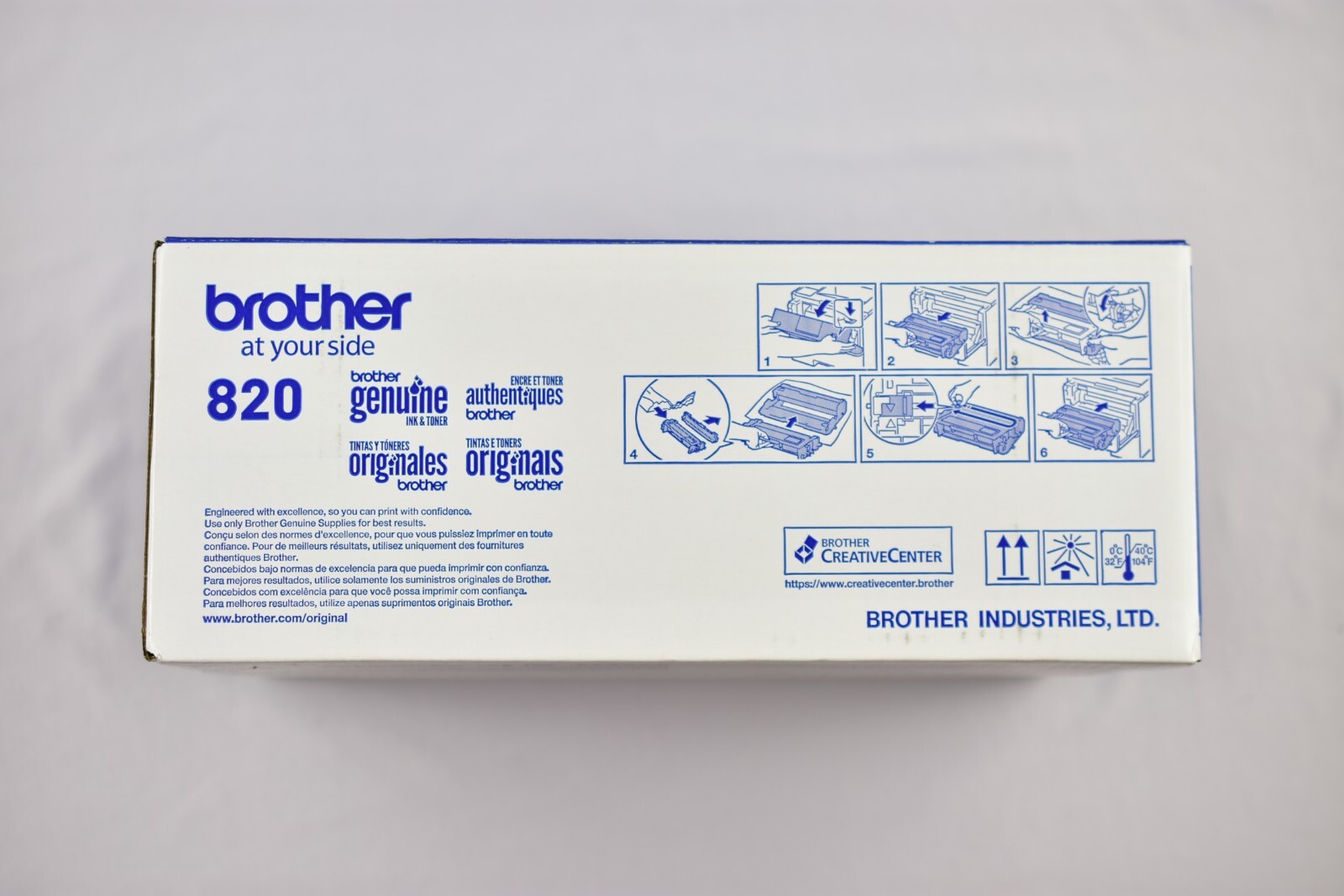 Brother Genuine TN820 Black Toner Cartridge DCP-L5500, HL-L5000, MFC-L5700…