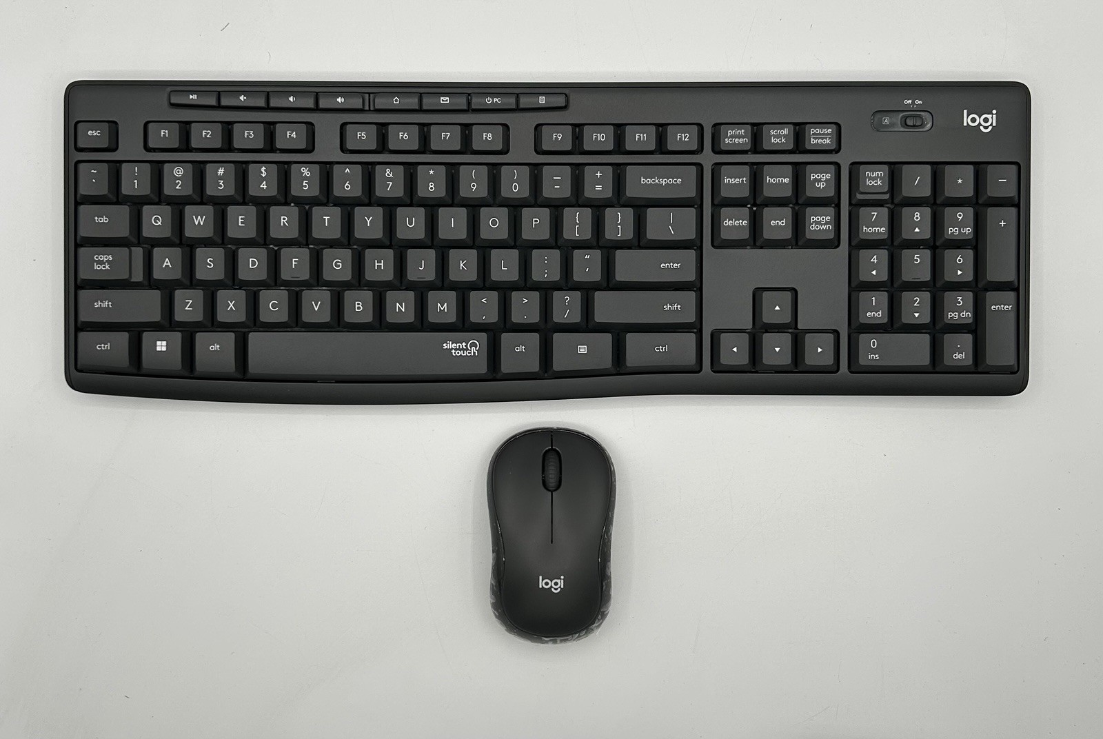 Logitech MK295 Silent Wireless Keyboard & Mouse Combo Graphite – Openbox￼