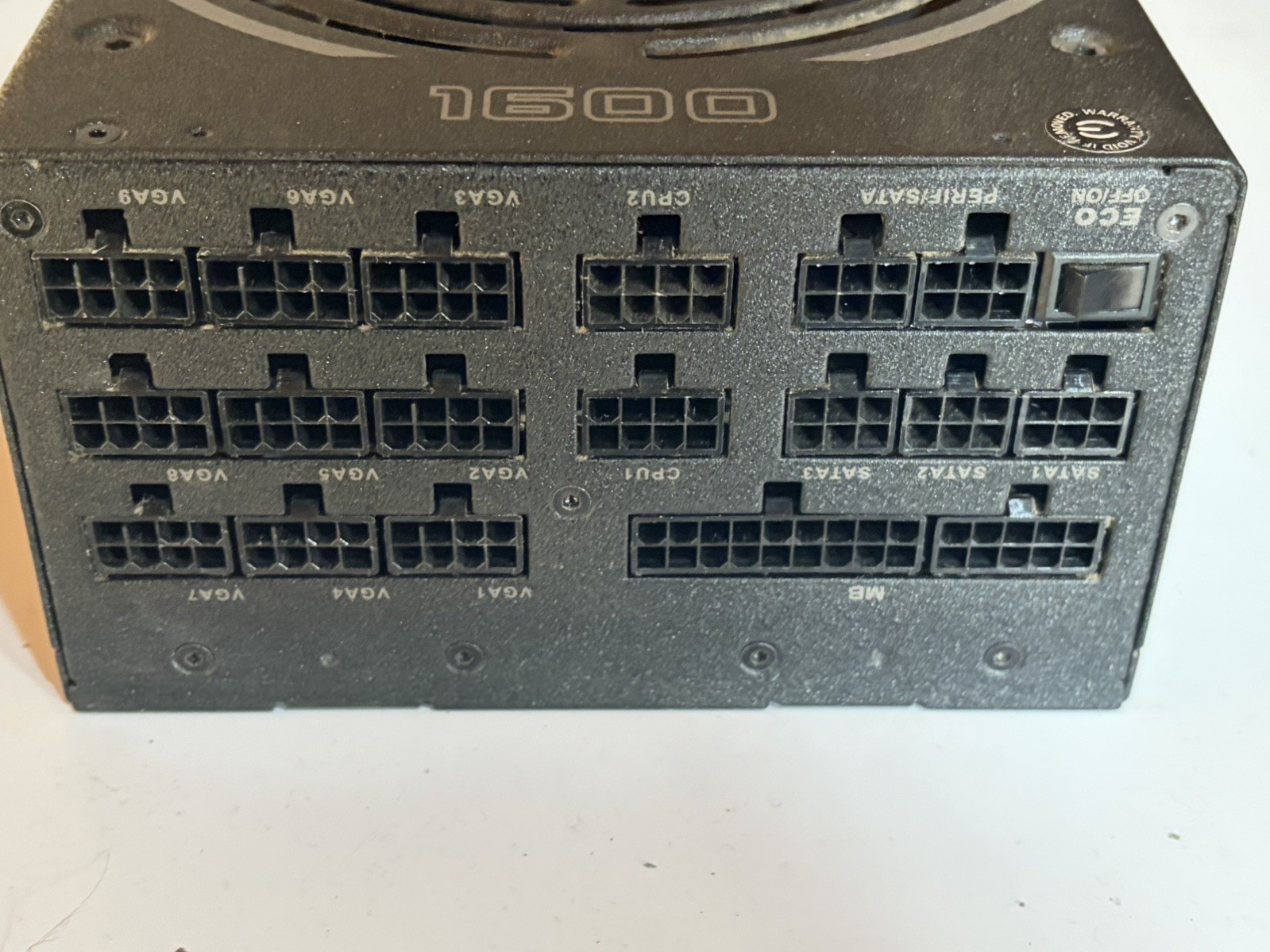 EVGA 1600 P2 SUPERNOVA PSU POWER SUPPLY UNIT 220-P2-1600 *MISSING SOME CABLES*