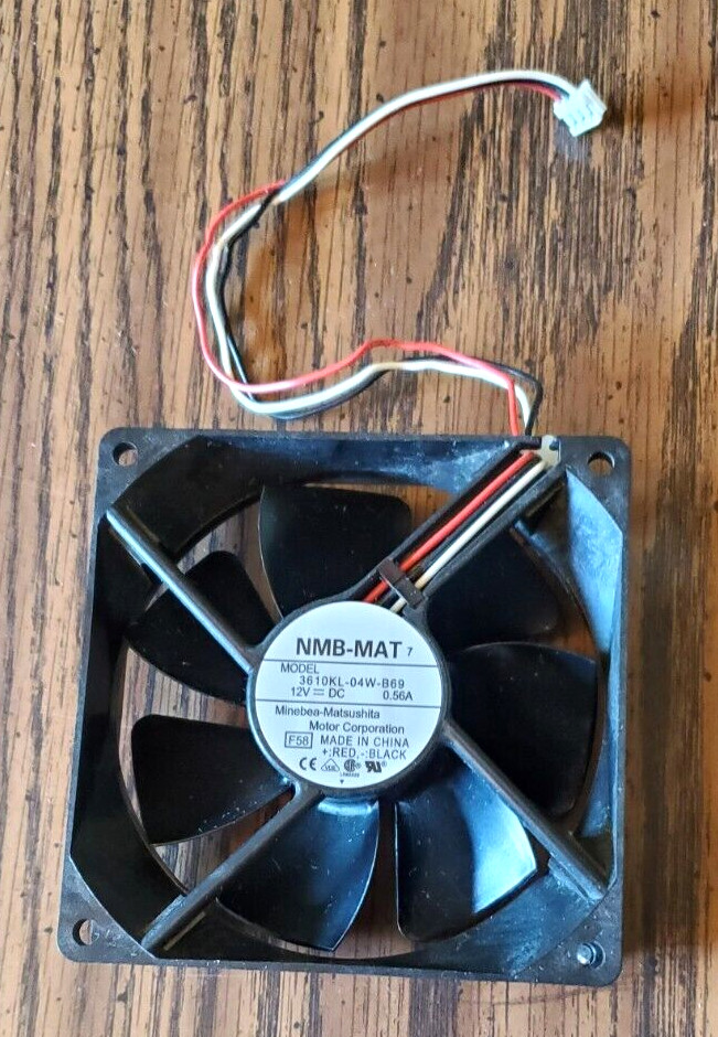 NMB-MAT 3610KL-04W-B69 Computer Fan DC12V 0.56A Minebea-Matsushita Motor Corp