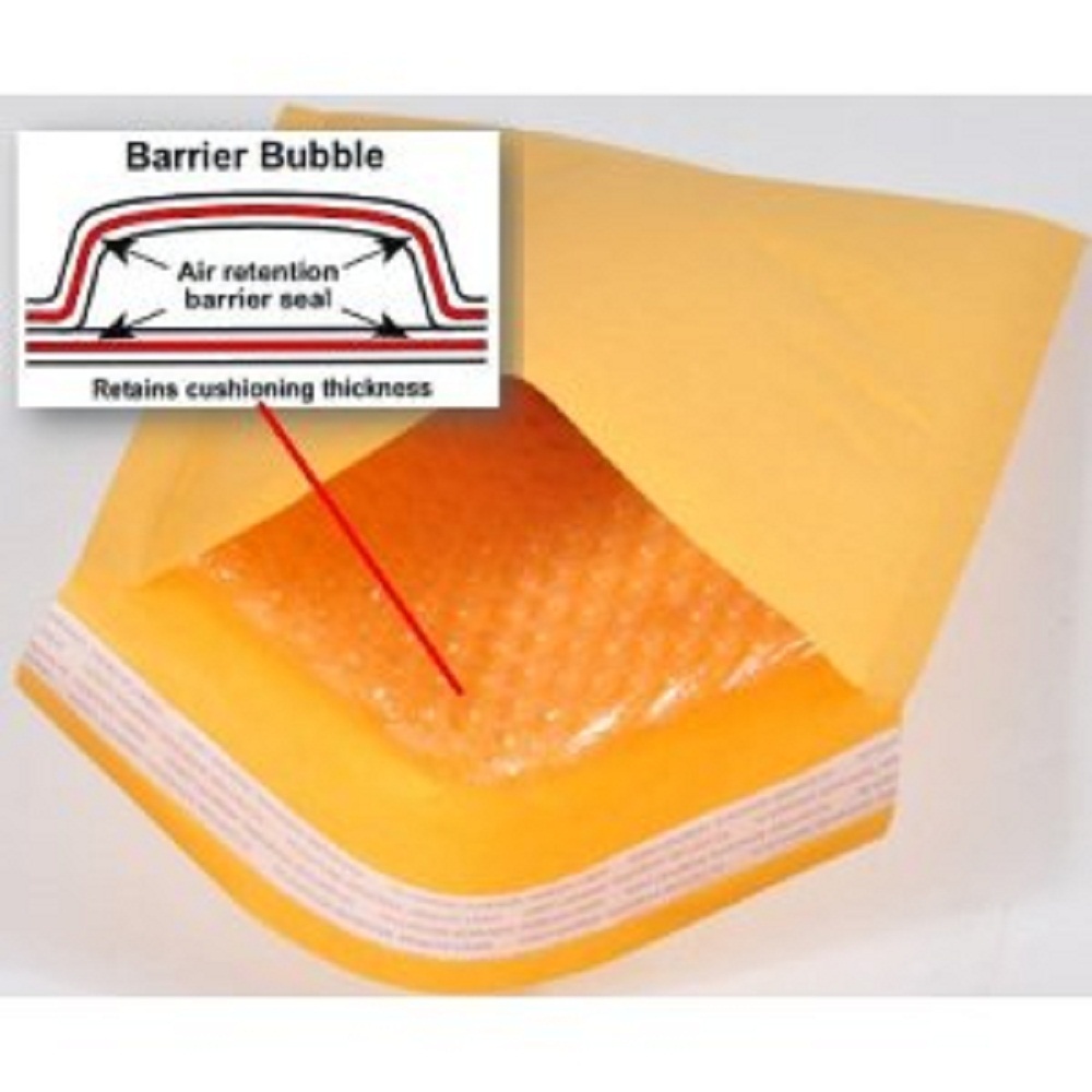 Yen 250#0(Inner6x9)Kraft Bubble Mailers Padded Envelopes