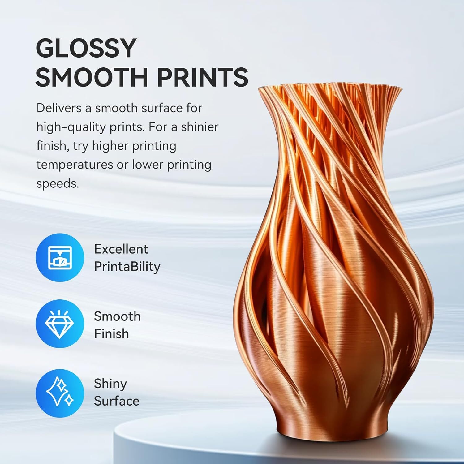 JAYO 5KG/10KG PLA Meta PETG PLA+ SILK 3D Printer Filament 1.75mm No tangle Lot