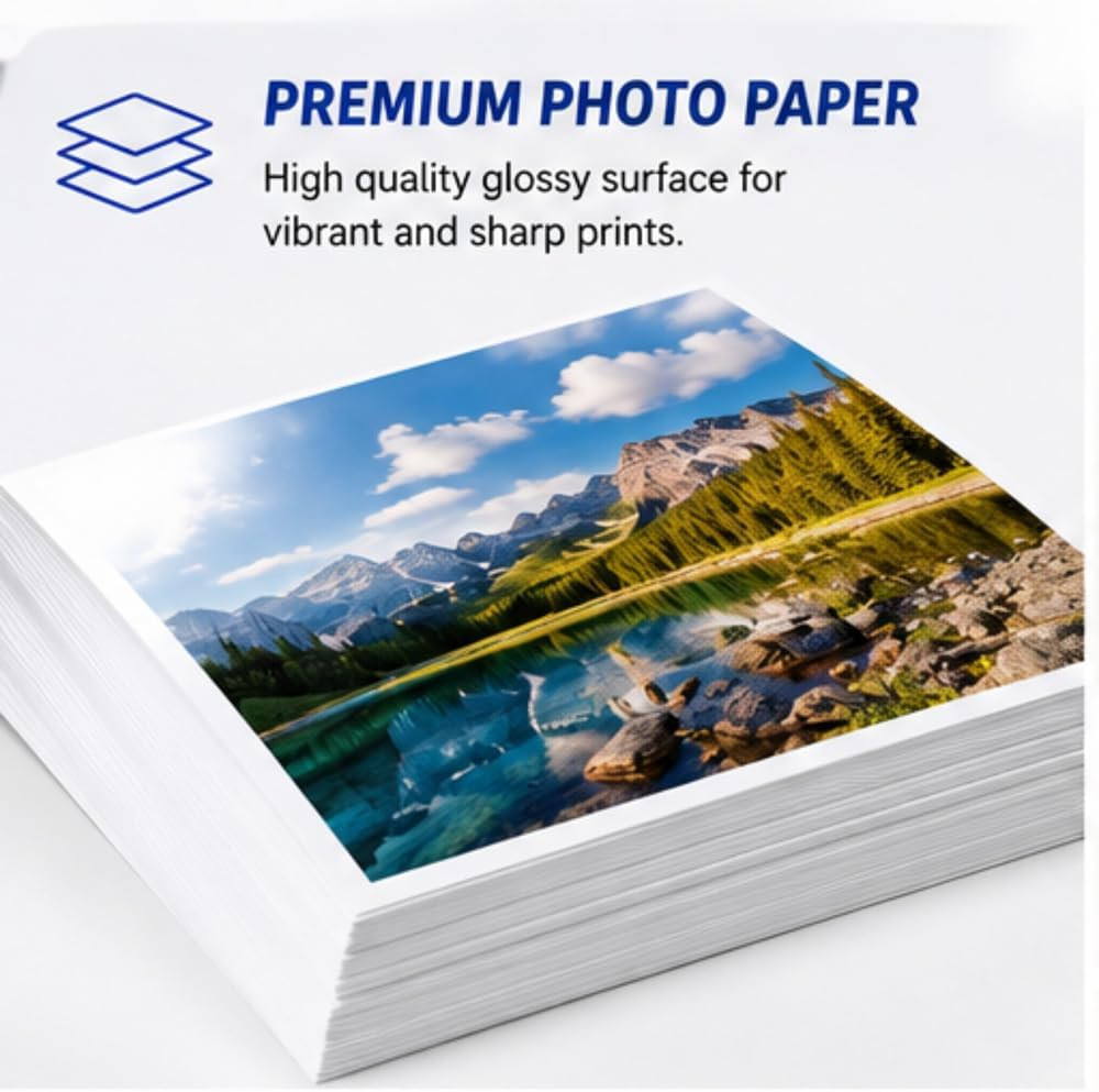400 Sheets 4X6 Photo Paper Glossy 180Gsm Premium Inkjet Printer Paper, 4″X 6″ Wa