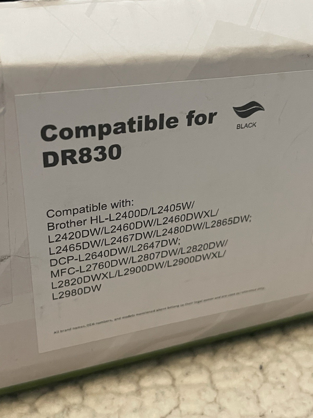 2PK DR830 Drum Units for Brother HL-L2400D DCP-L2640DW MFC-L2820DW