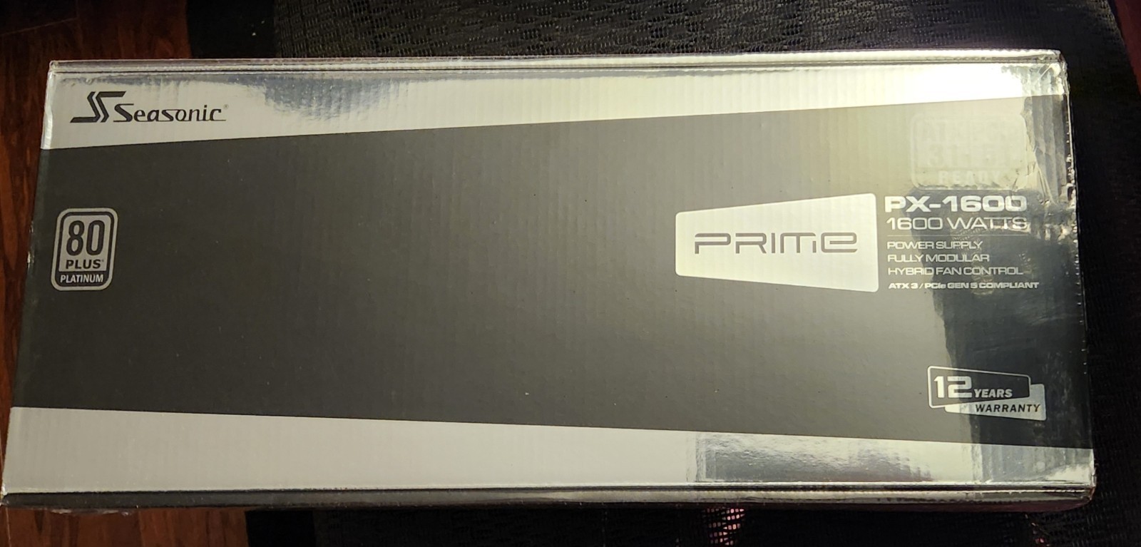 (NEW) Seasonic Prime PX-1600 ATX 3.1 PCIe 5.1 80+ Platinum Modular Power Supply