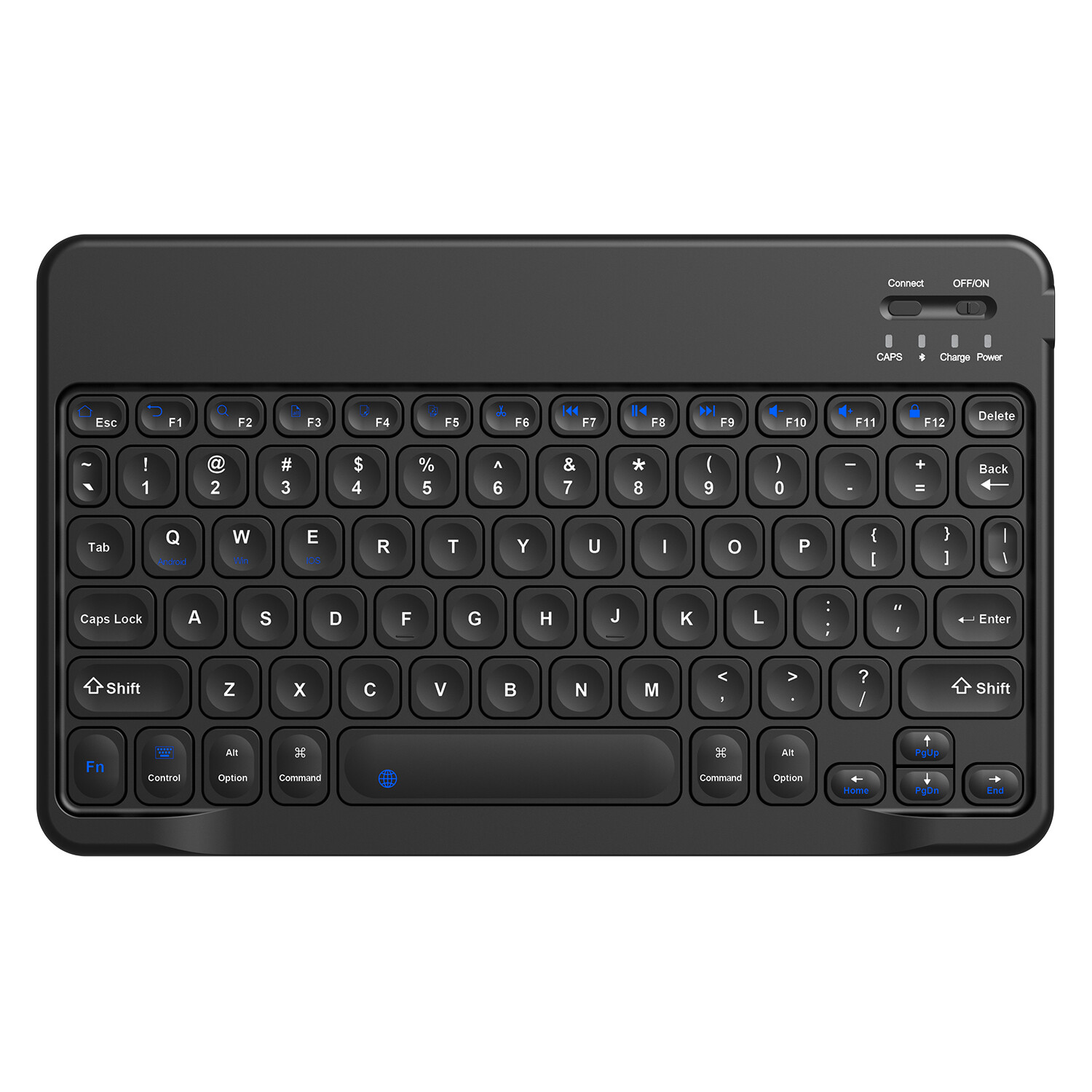 Keyboard Wireless Bluetooth Type-C Charging Port for Computer Laptop iPad Keypad