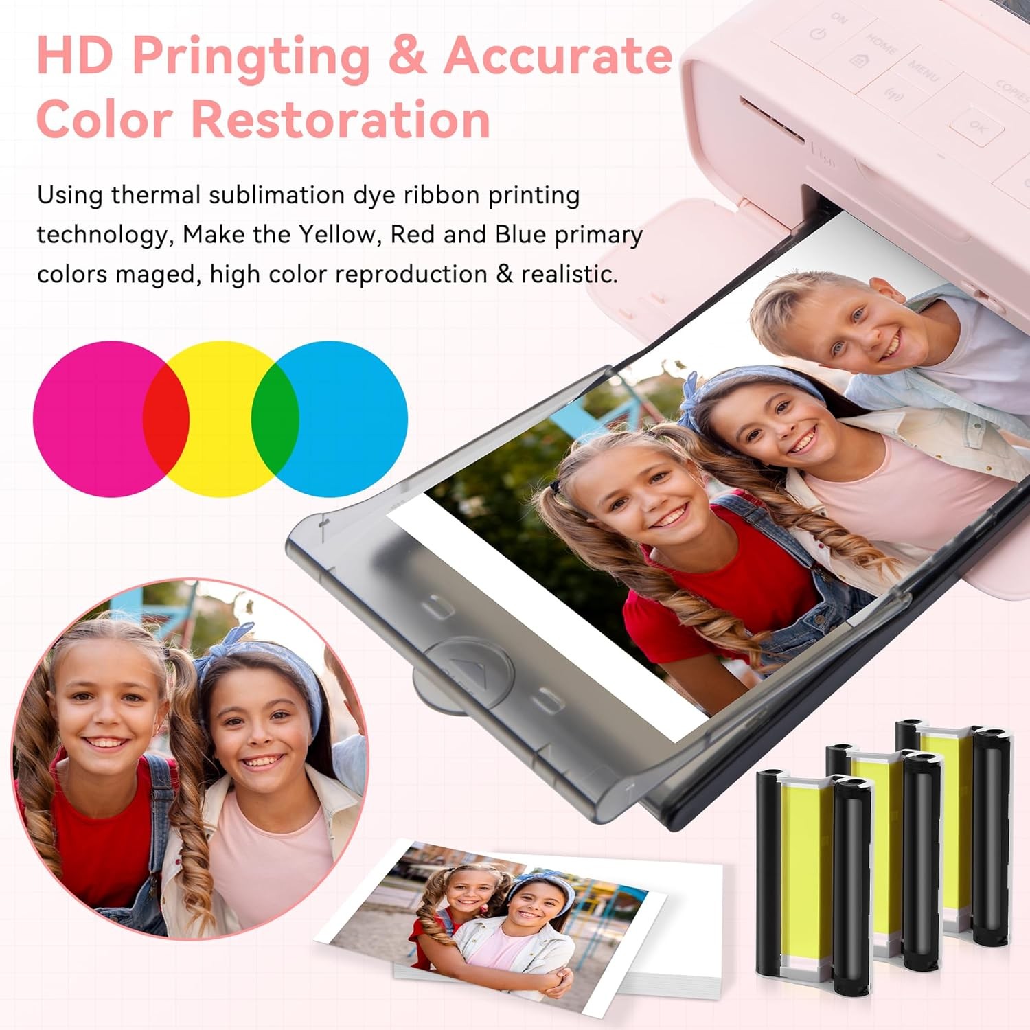 Canon Selphy CP1500 CP1300 CP1200 4×6 108 sheet Color Ink Paper Set KP-108IN Lot