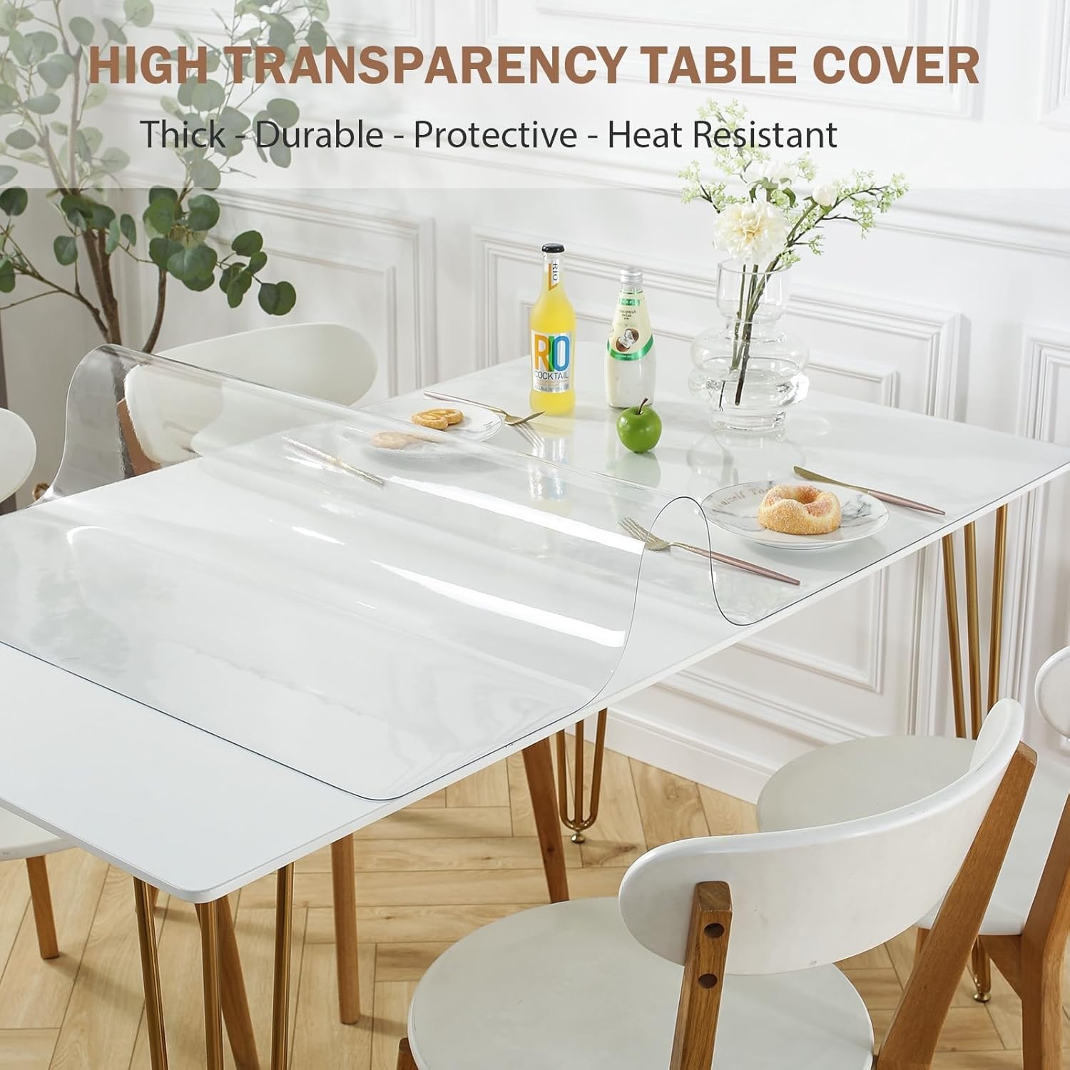 ClearDesk Protector: 14×24 Inch Waterproof PVC Table Mat