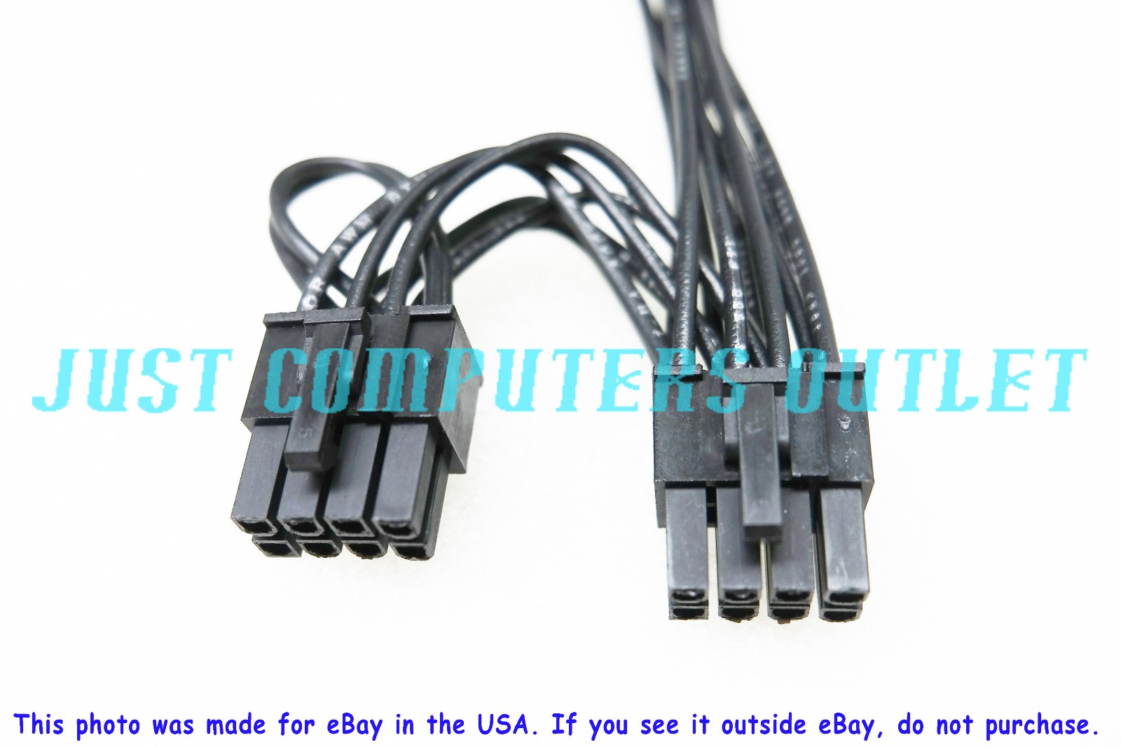 26″ HPE DL38X Gen10 Micro 8-pin to Dual 8-pin PCI-E GPU Cable P/N: P03849-B21