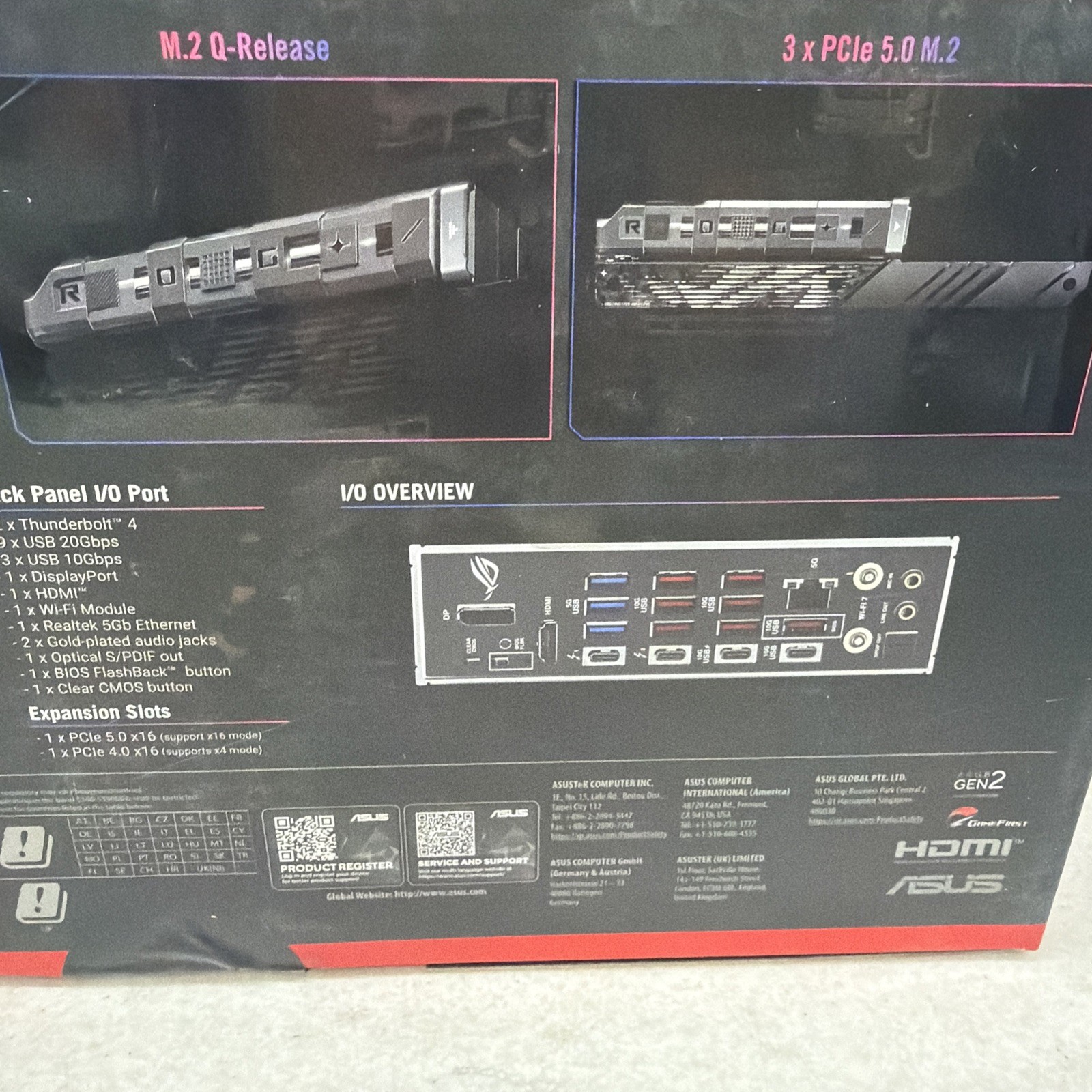 ASUS ROG STRIX Z890-E GAMING WIFI Intel® Z890 LGA 1851 ATX motherboard Sealed!