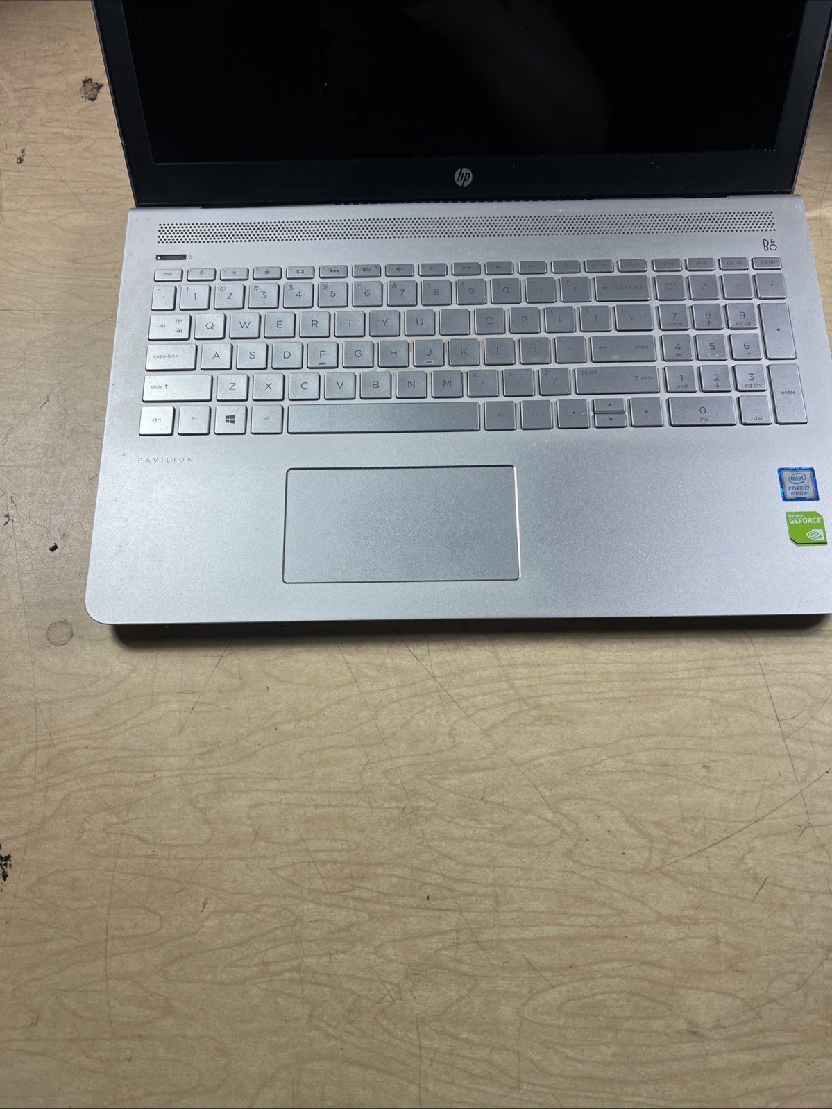HP PAVILION I5-CC1XX INTEL CORE I7-8550U 1.80GHZ 8GB RAM **NO HD/ NO CADDIE/
