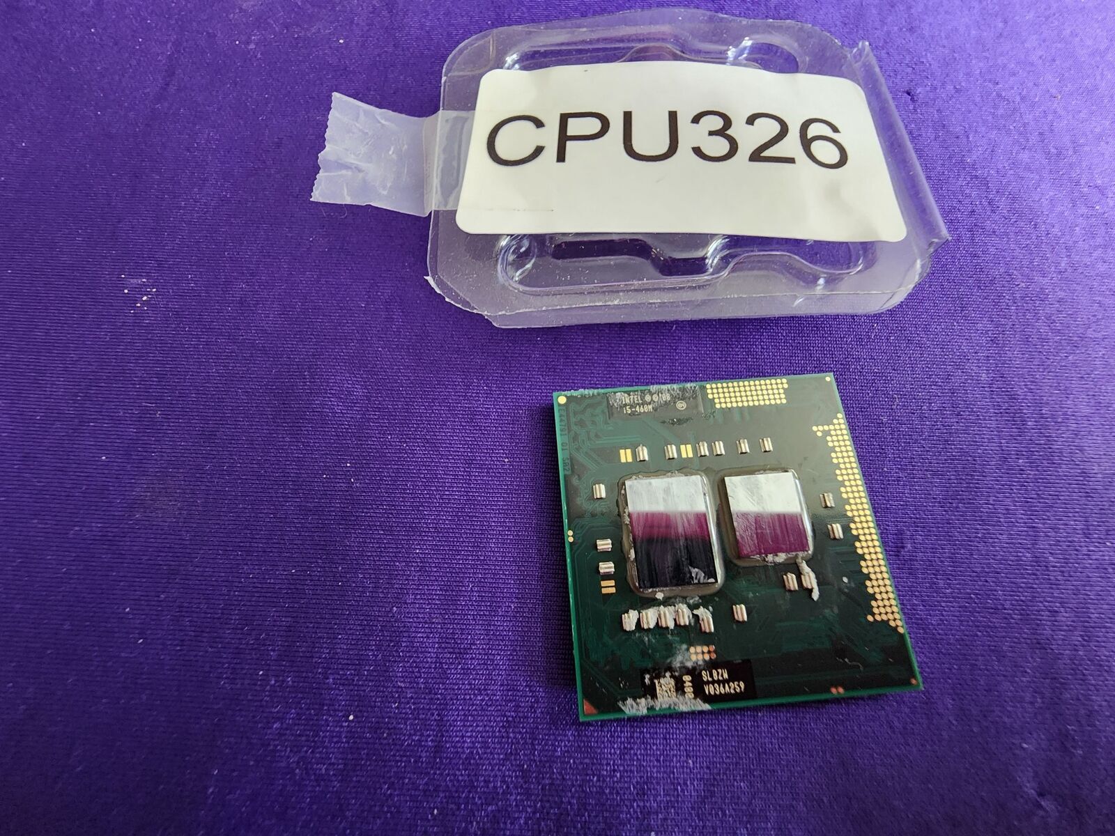 CPU326 – SLBZW Intel Core i5-460M 2.53GHz 3MB Socket G1 laptop CPU