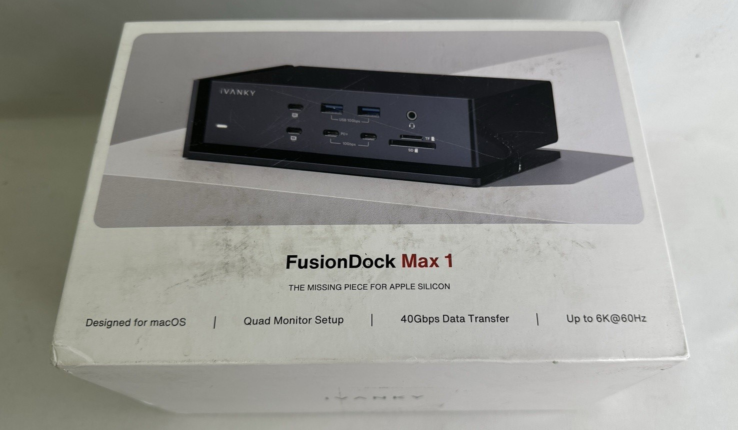 iVANKY FusionDock Max 1, 20-in-2 Thunderbolt 4 Docking Station Only For M1-M5