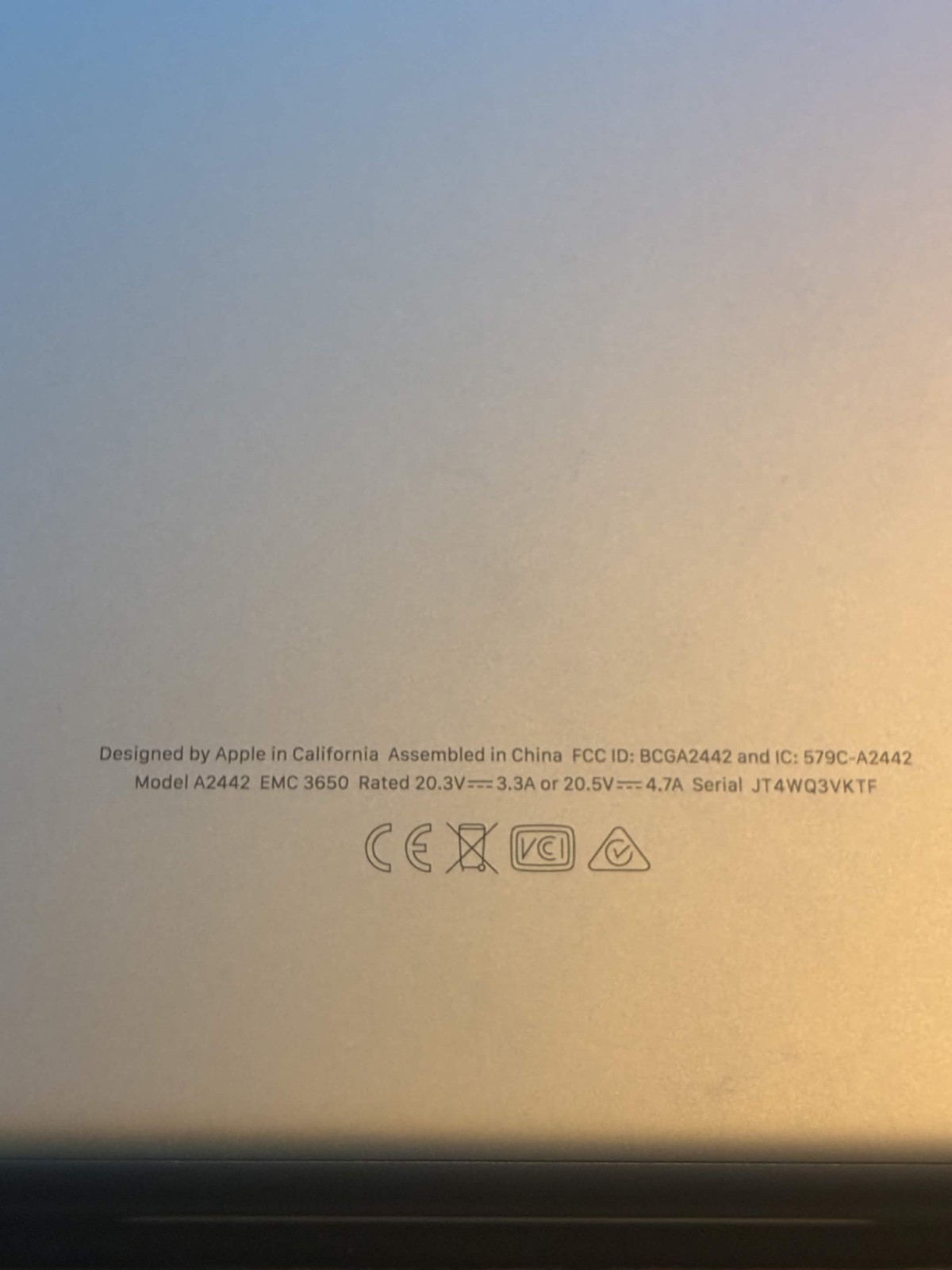 Apple MacBook Pro 14in 2021 M1 Pro 10-Core 512GB SSD 32GB RAM A2442 Grade A