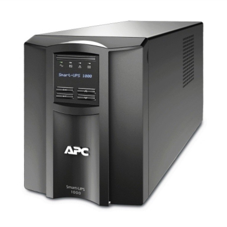 APC SMT1000 Smart-UPS Desktop Freestanding UPS 8 Outlets NEMA 5-15R Black