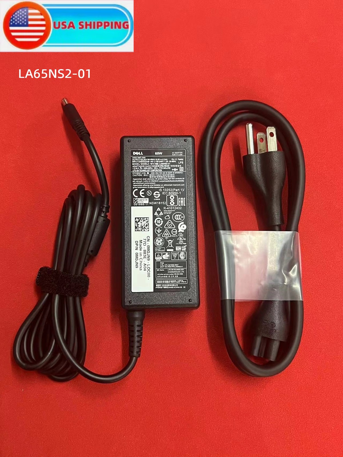 Dell 65W 90W 130W 4.5mm Barrel AC Adapter Laptop Charger Power Supply XPS
