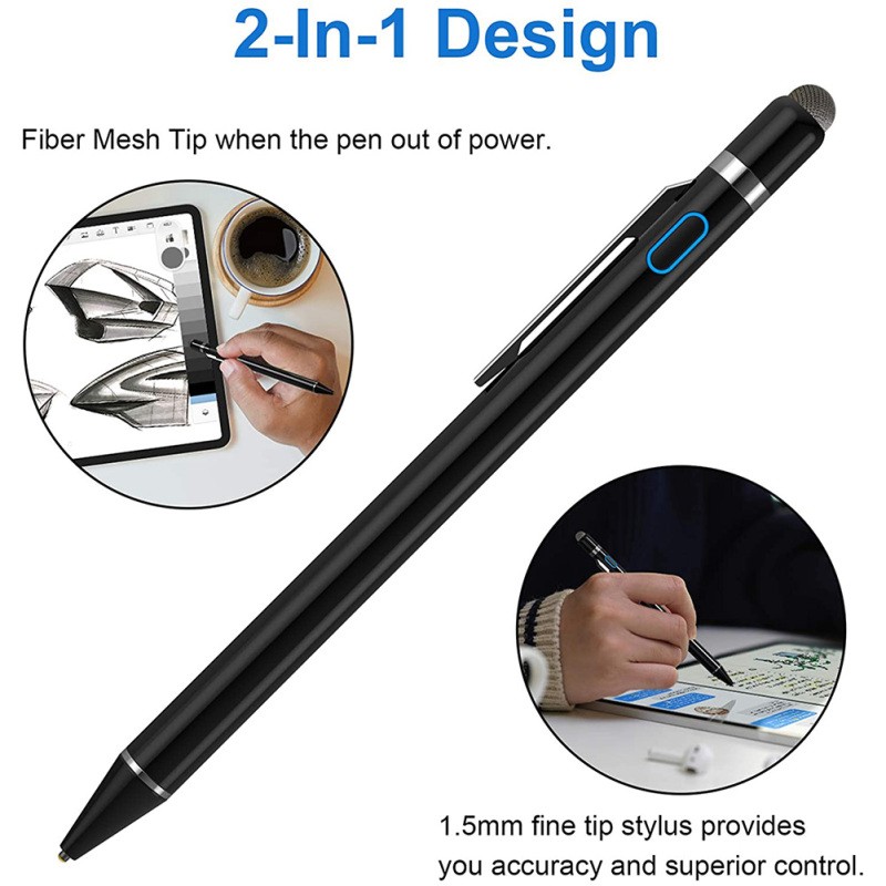Universal Fine Point Stylus for iPad,iPhone,iOS/Android Phone and Other Tablets