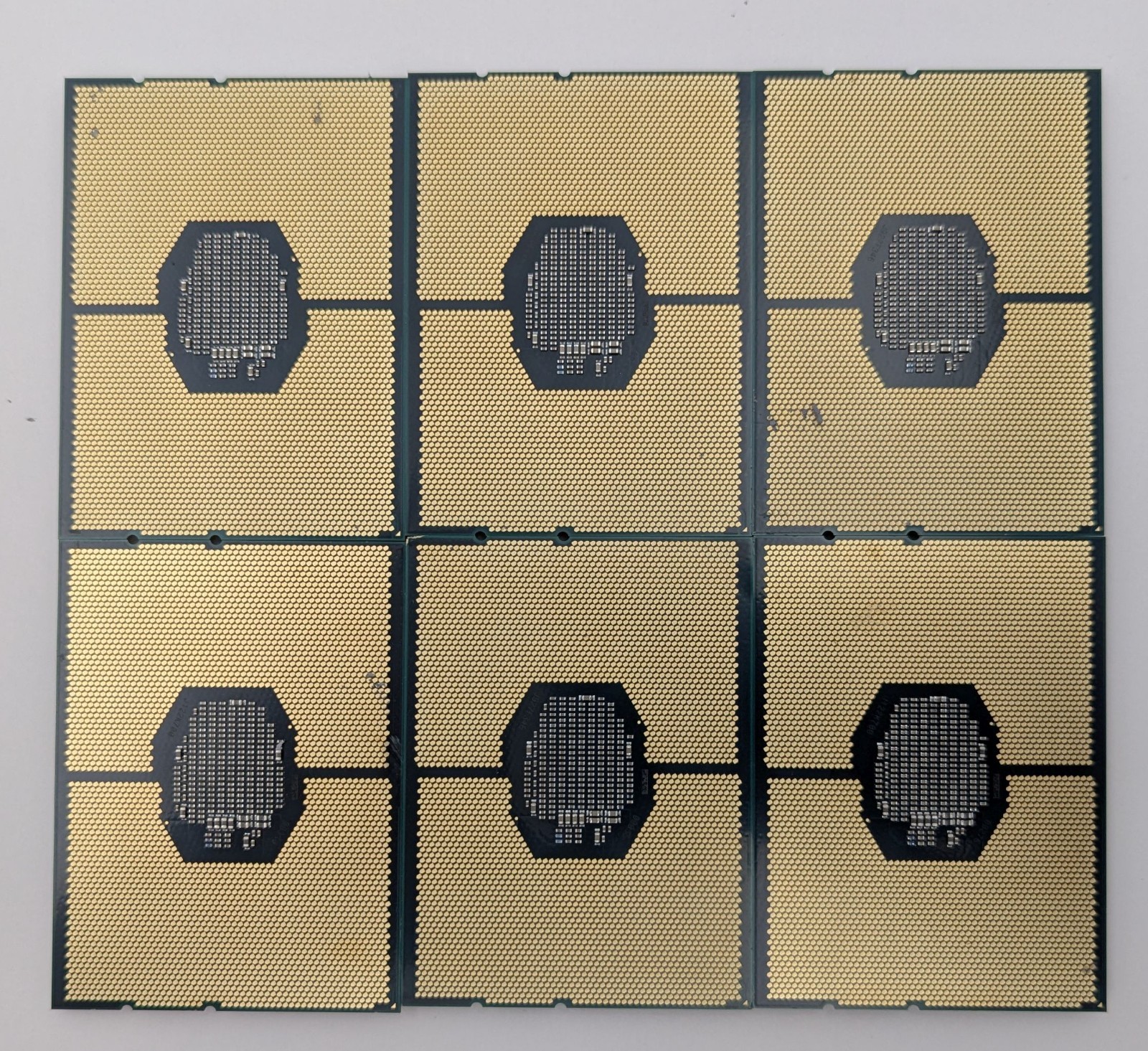 Lot of 6 Intel Xeon Silver 4114 2.20GHz 13.75MB Cache 10-Core LGA 3647 CPU SR3GK