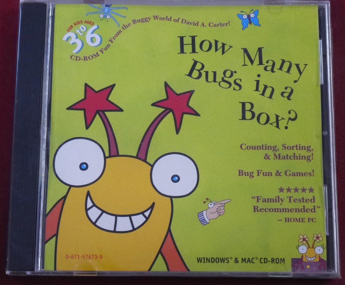 Video Game PC How Many Bugs in a Box ages 3-6 MAC NEW SEALED Jewel