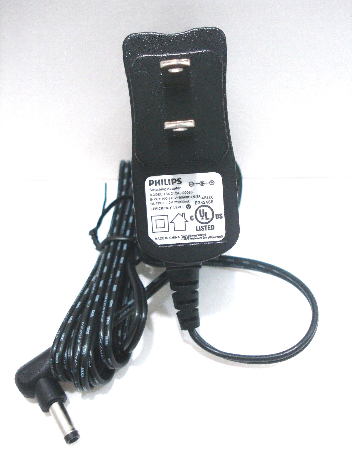 PHILIPS Switching Adapter Charger Model ASUC12A-090080 Fit PD9012/37 PET9402/37