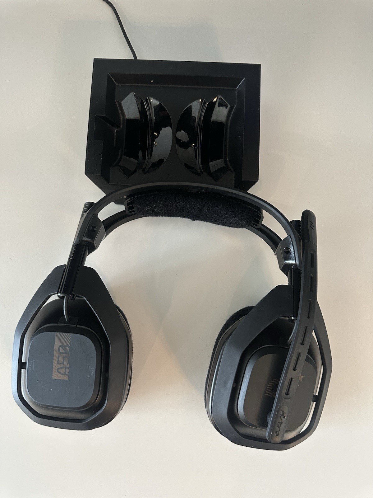 Astro A50 Gen 4 Wireless Over-Ear Headset w/ Base Station & Boom Mic, Black
