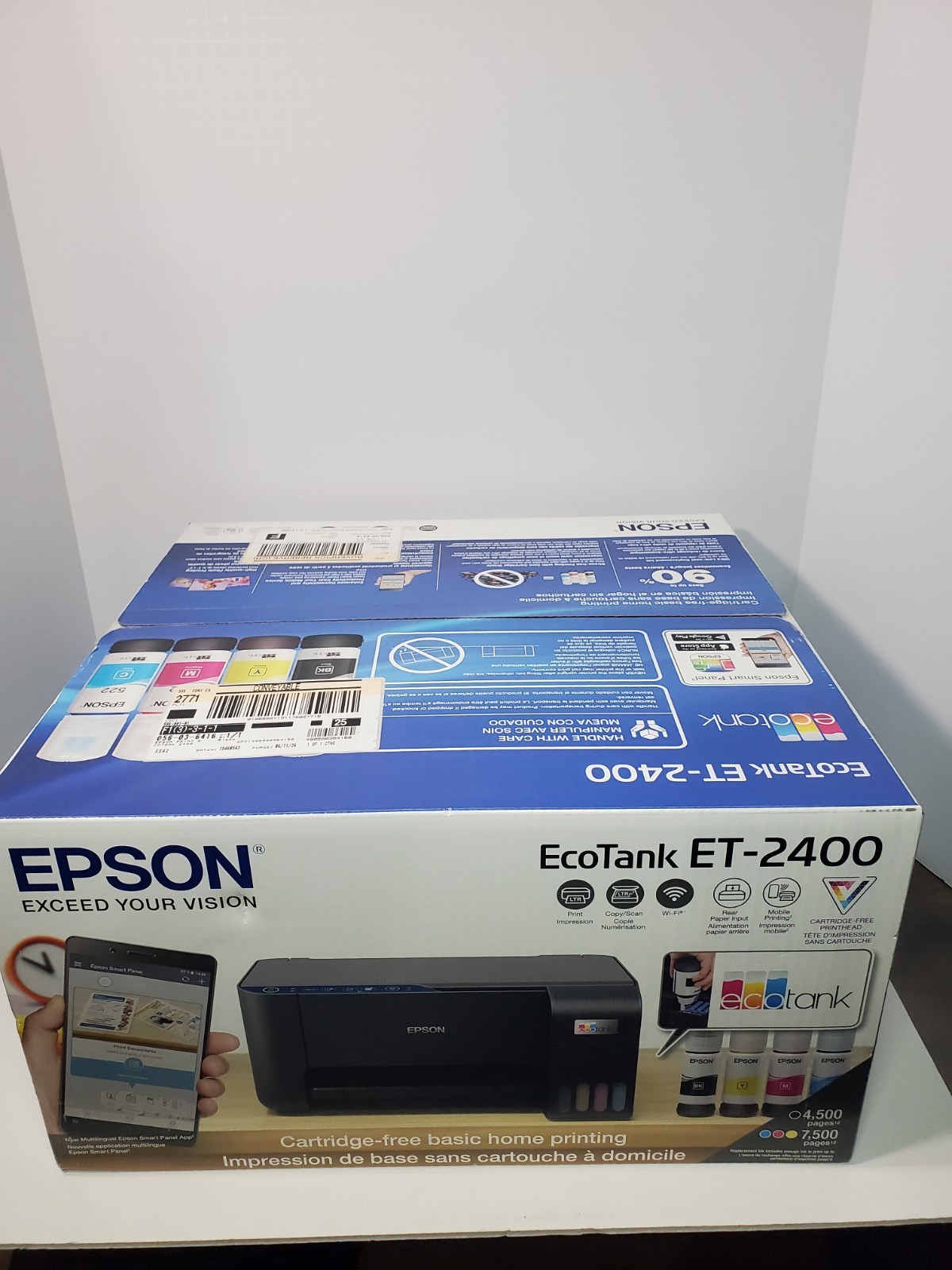 New & Sealed Epson EcoTank ET-2400 All-in-One Supertank Printer Free Shipping