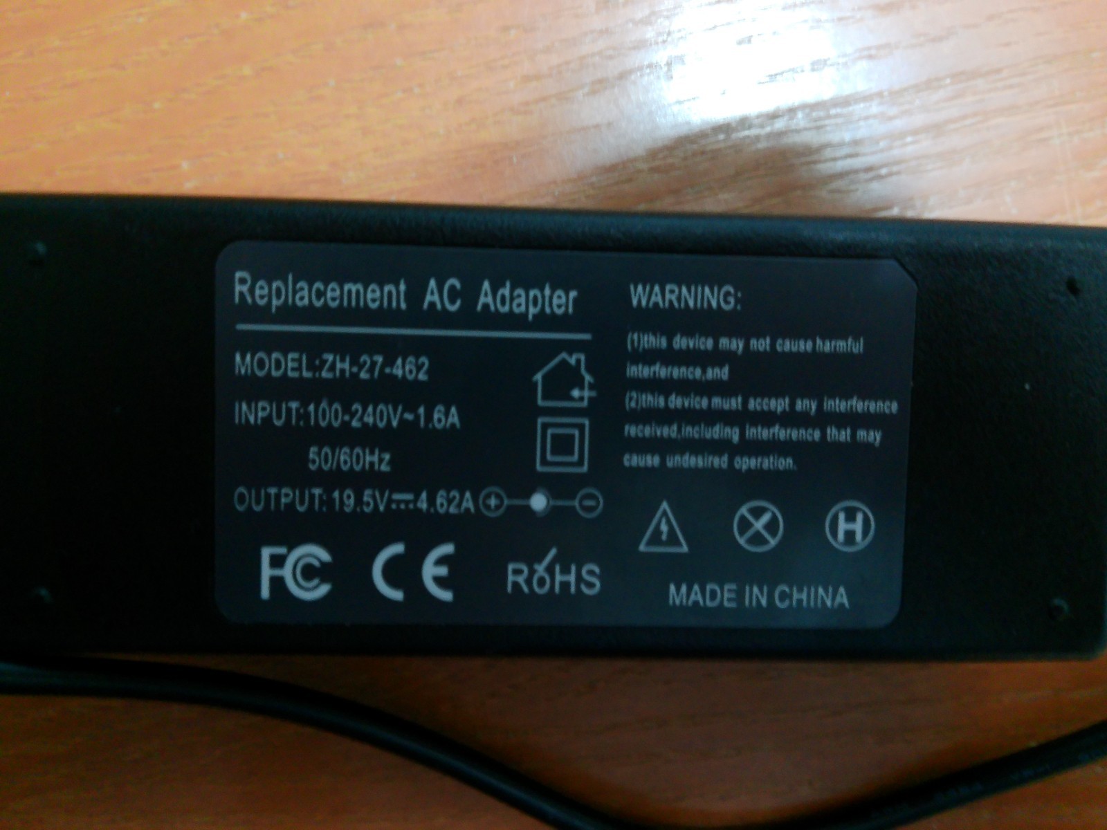 New replacement ac adapter for laptop