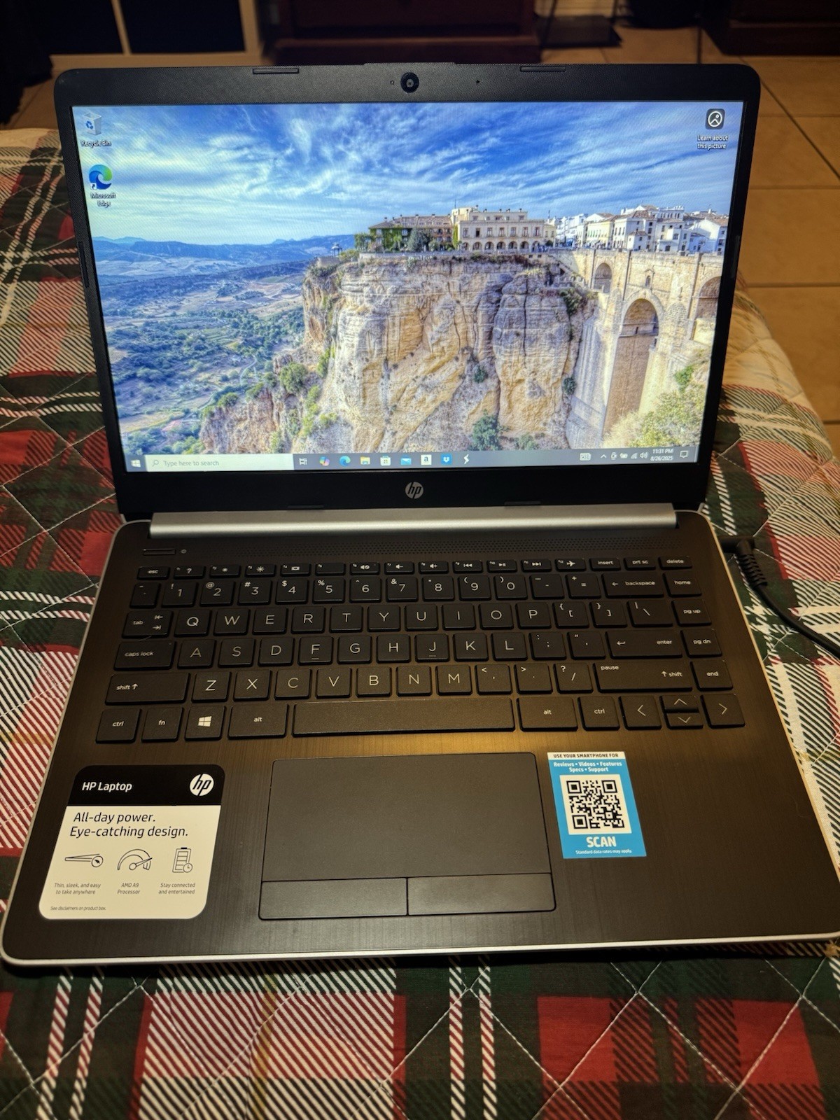 HP 14-inch Silver Notebook Laptop | 14-df0xxx