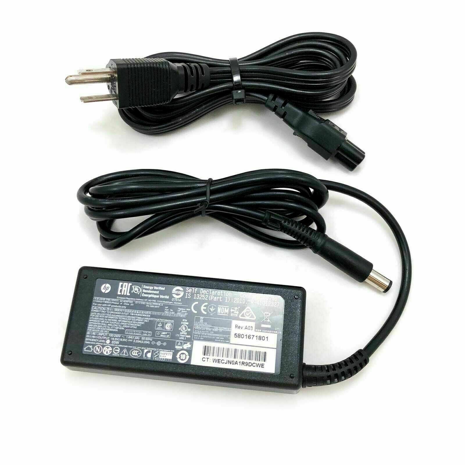 LOT 12 NEW Original HP EliteDesk 800 G1 G2 G3 G4 Mini PC 65W AC Adapter & Cords