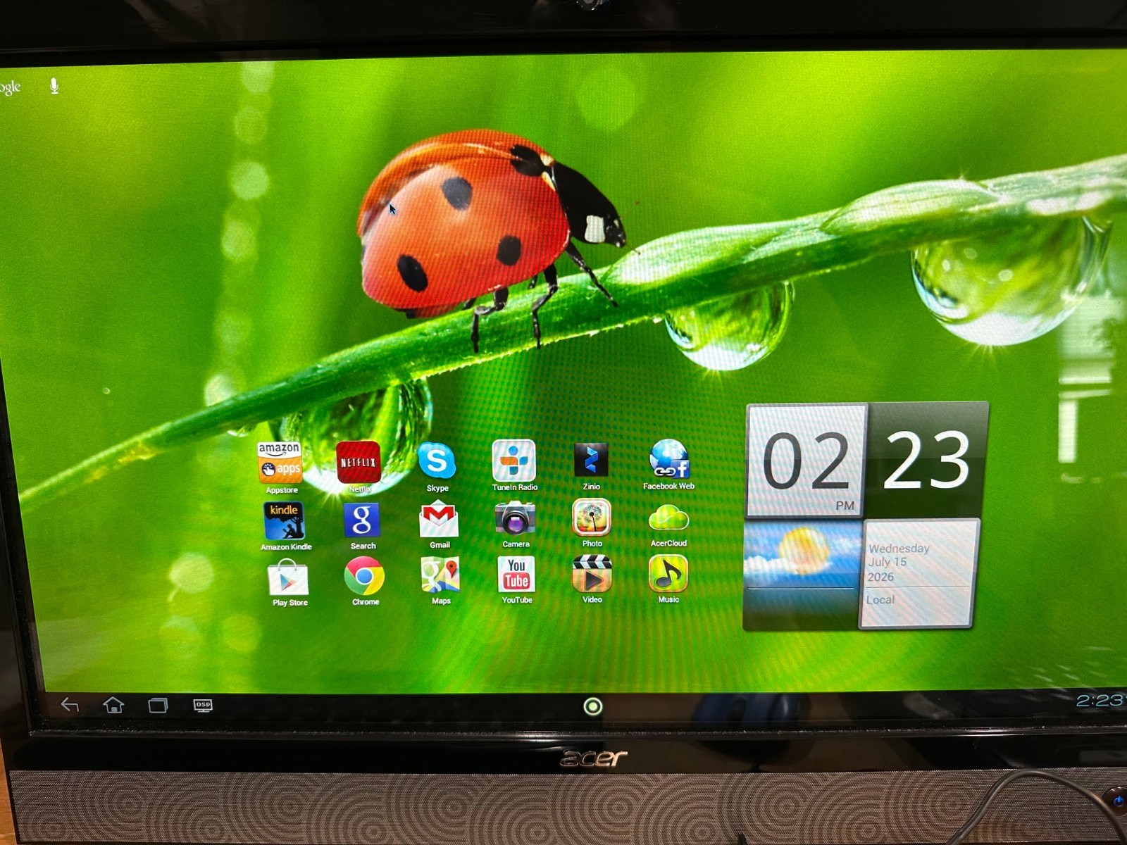 Acer Media All -In- One Touch & Play DA220HQL **READ**