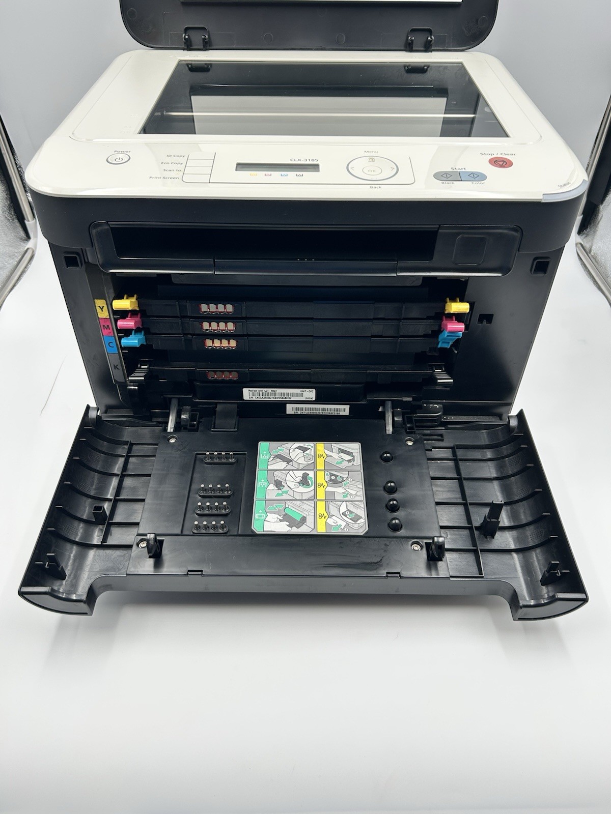Samsung CLX-3185FW Color Xpression All-In-One Color Laser Printer No ink