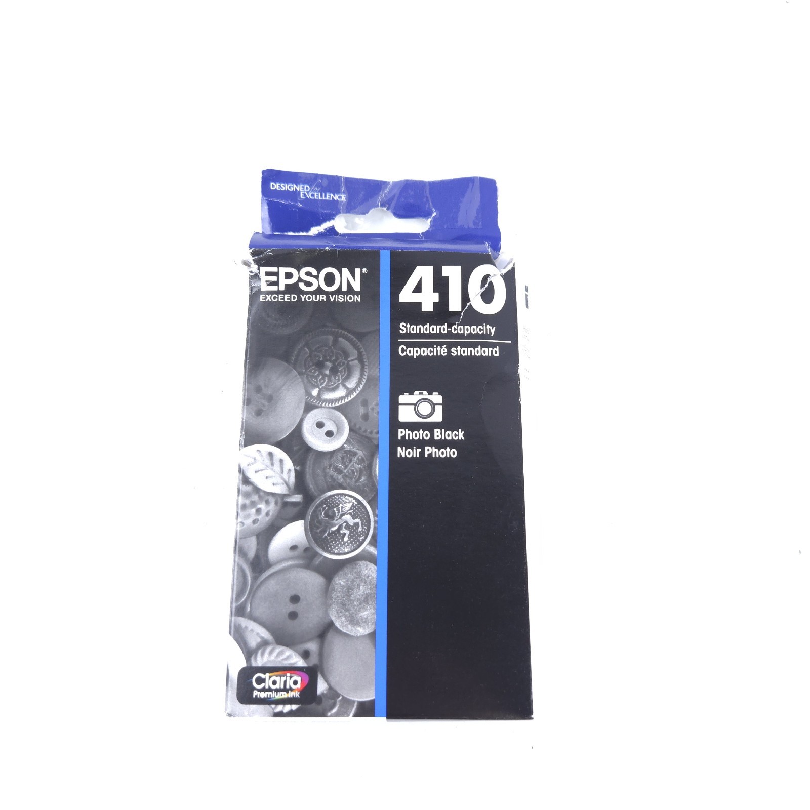 Epson 410 Claria Premium Photo Black Ink Cartridge – Exp 5/2028