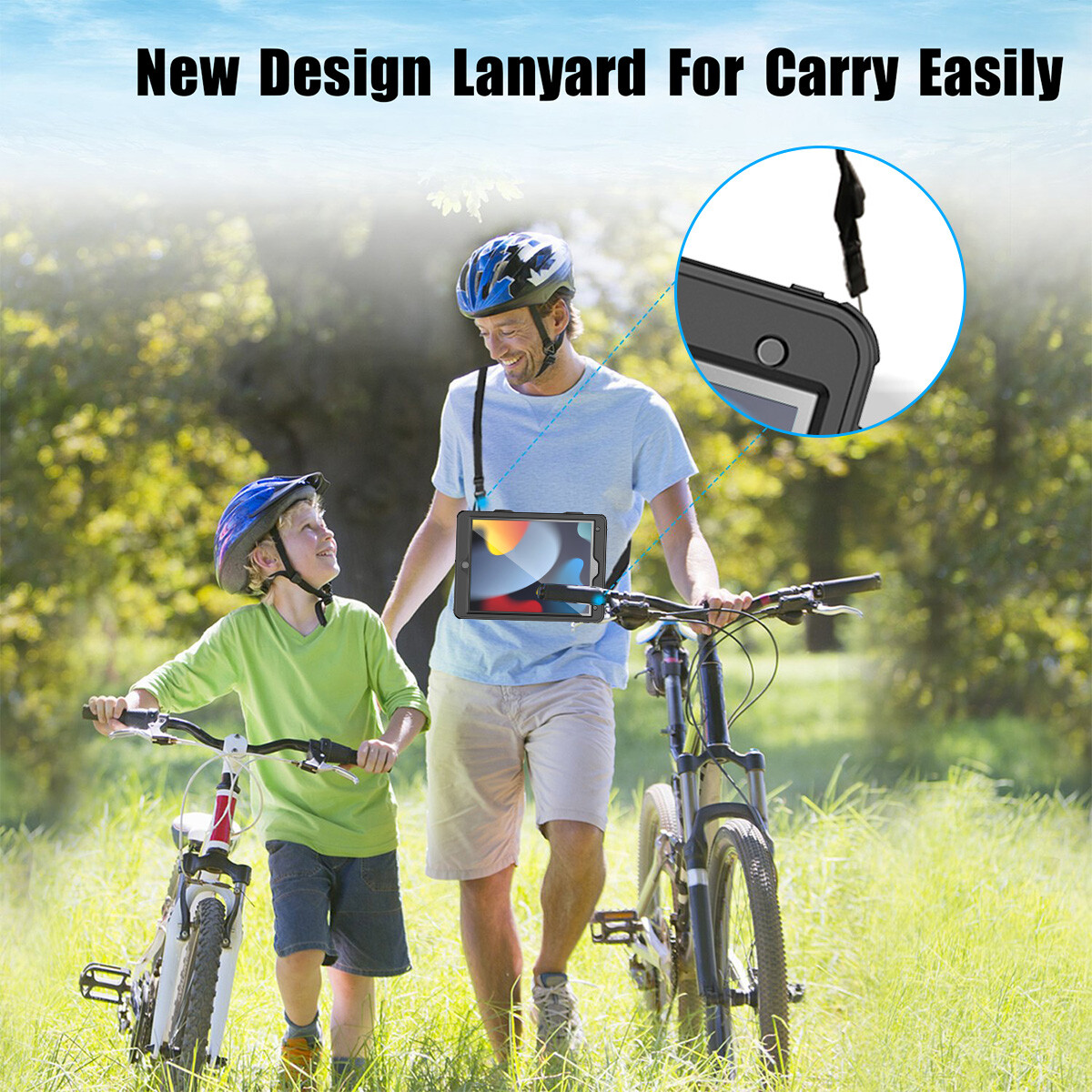 For iPad 9th/8th/7th Generation 10.2 Case Waterproof Shockproof Underwater Cover