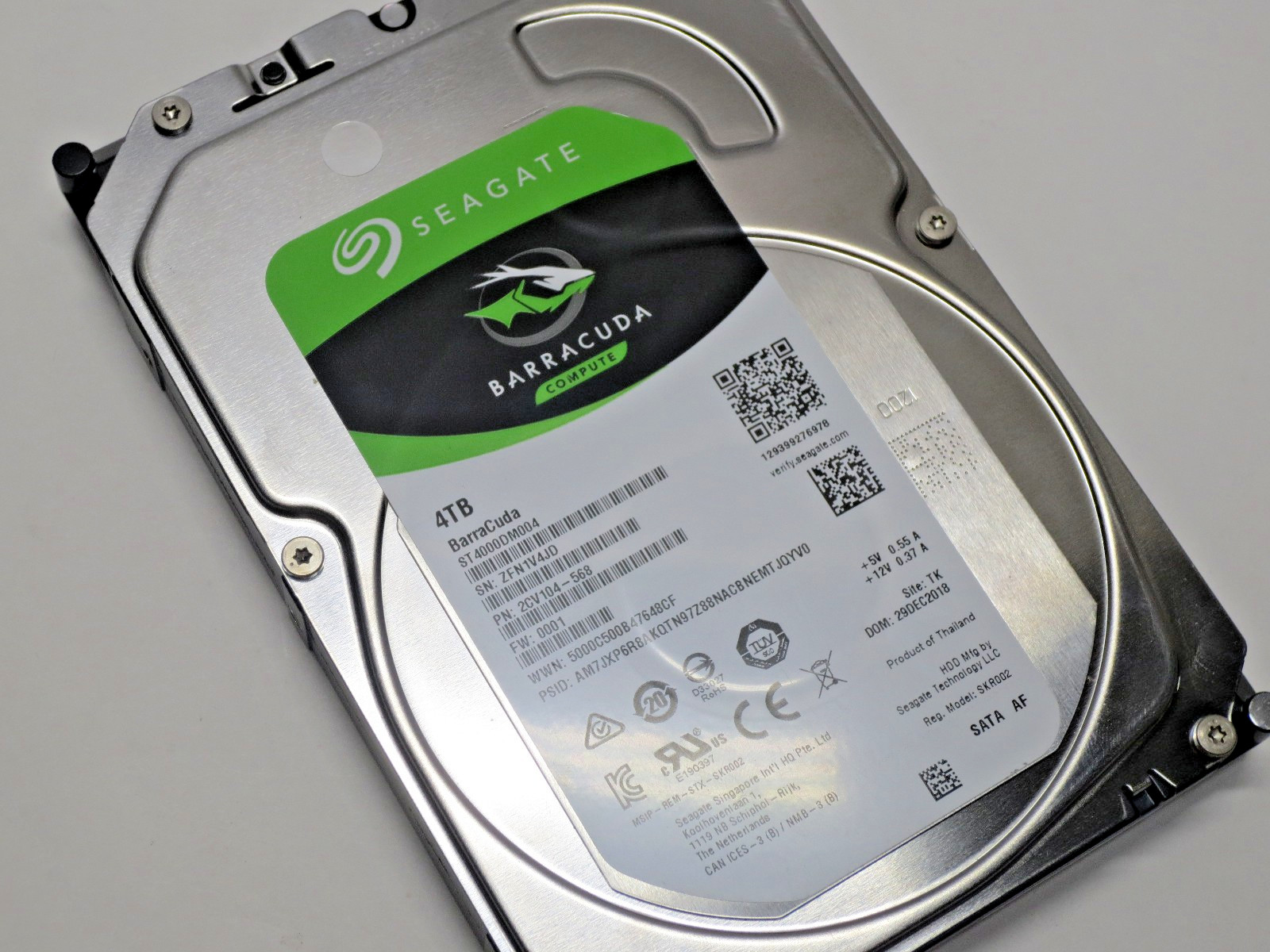 Seagate BarraCuda 4TB 3.5″ SATA PC Computer Hard Disk Drive HDD, ST4000DM004