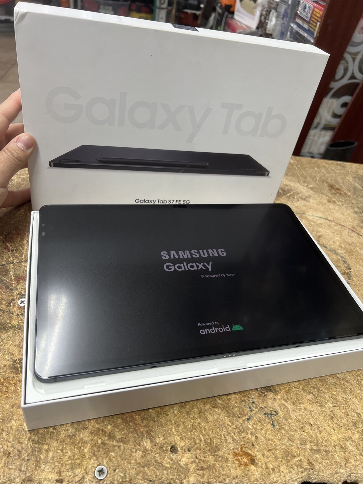 Samsung Galaxy Tab S7 SM-T738 64 GB, Wi-Fi + 5G, 12.4 in – Mystic Black